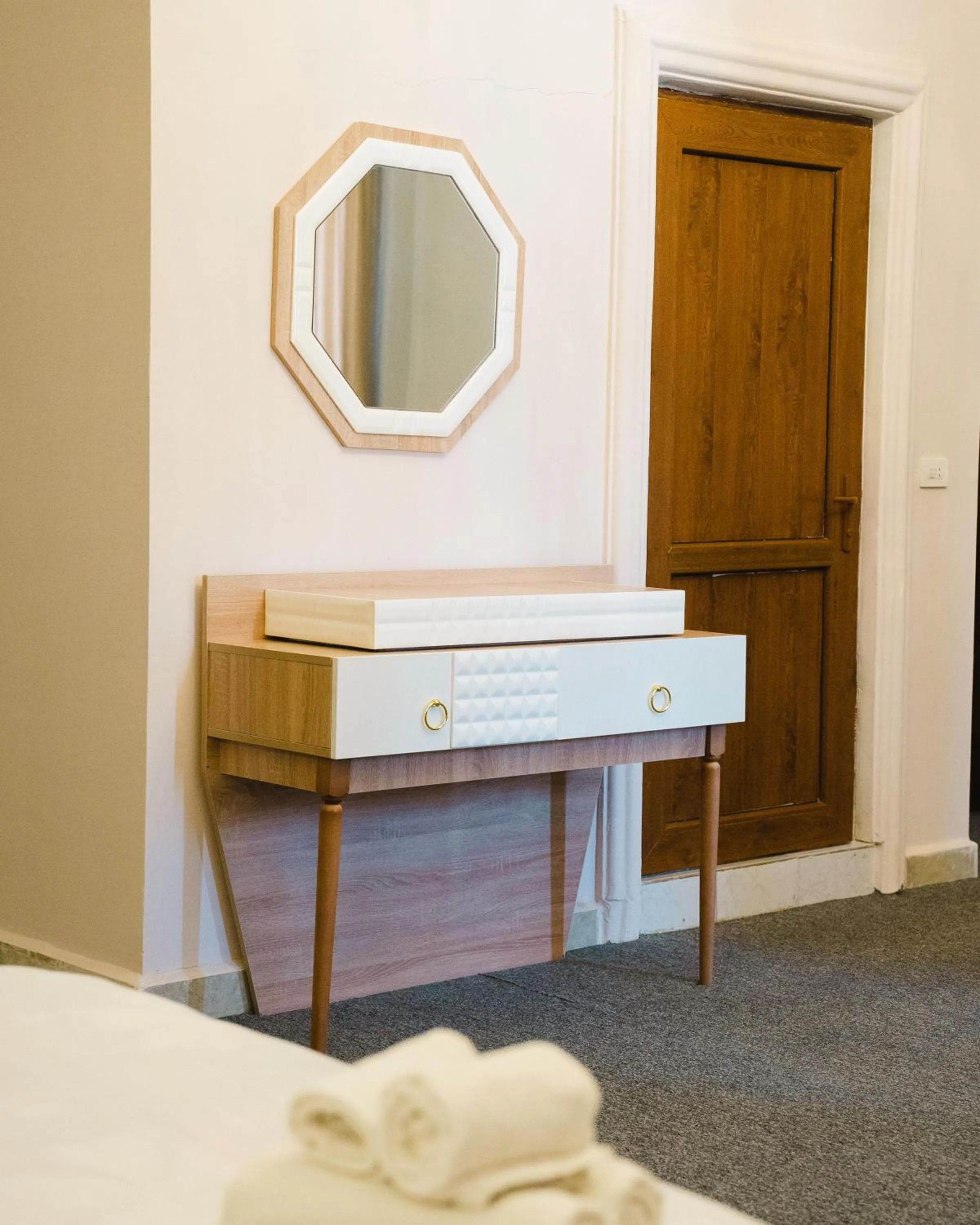 Bed in Olive Garden Baku Hotel