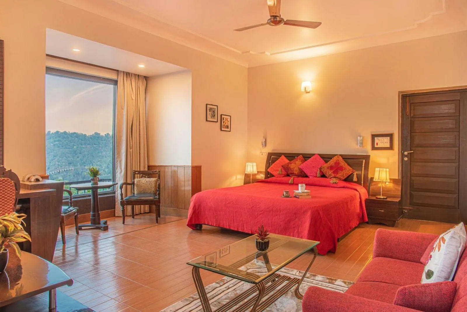 Bed in The Horizon Villa Dharamshala