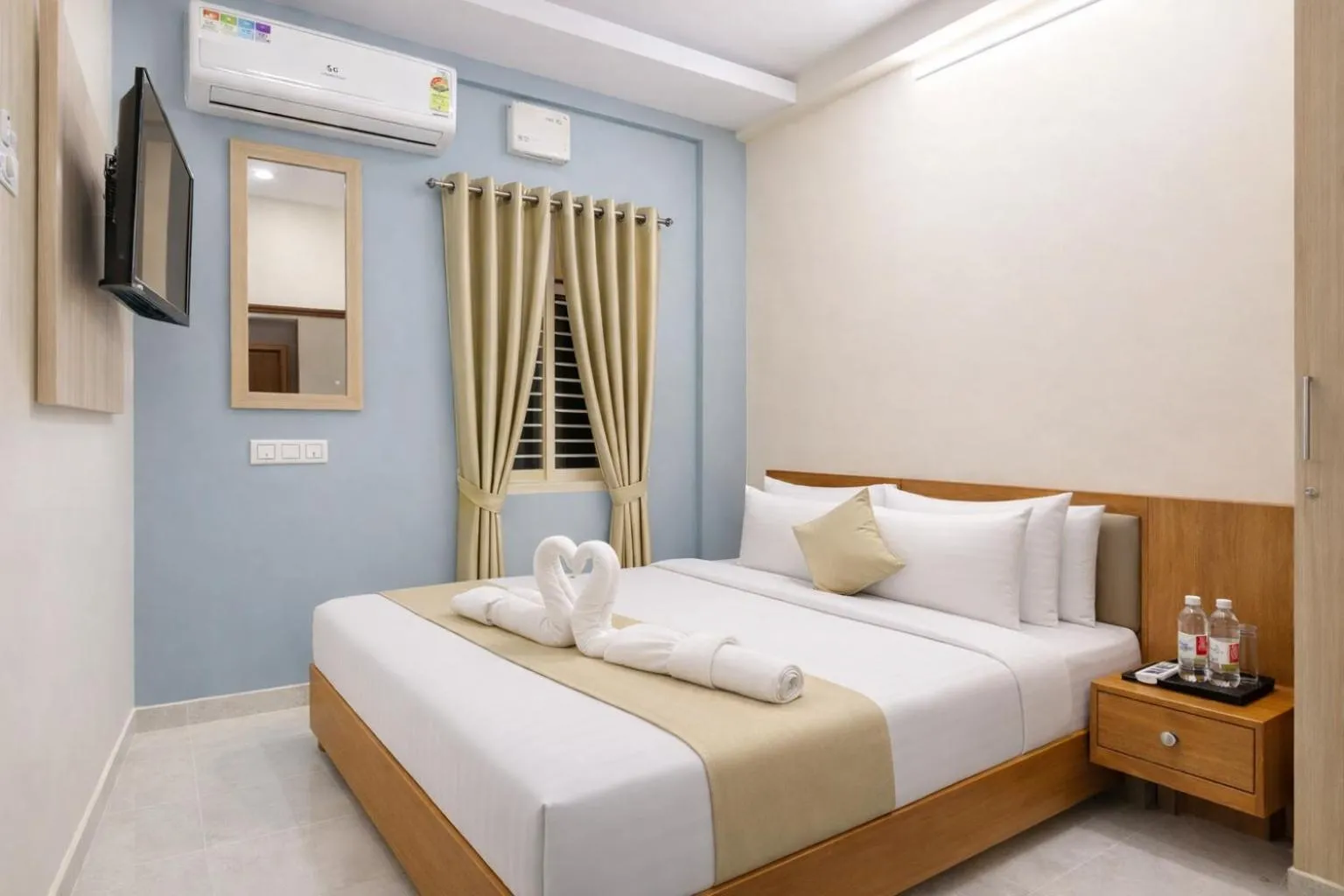 Bed in Hotel Chalet, Madiwala