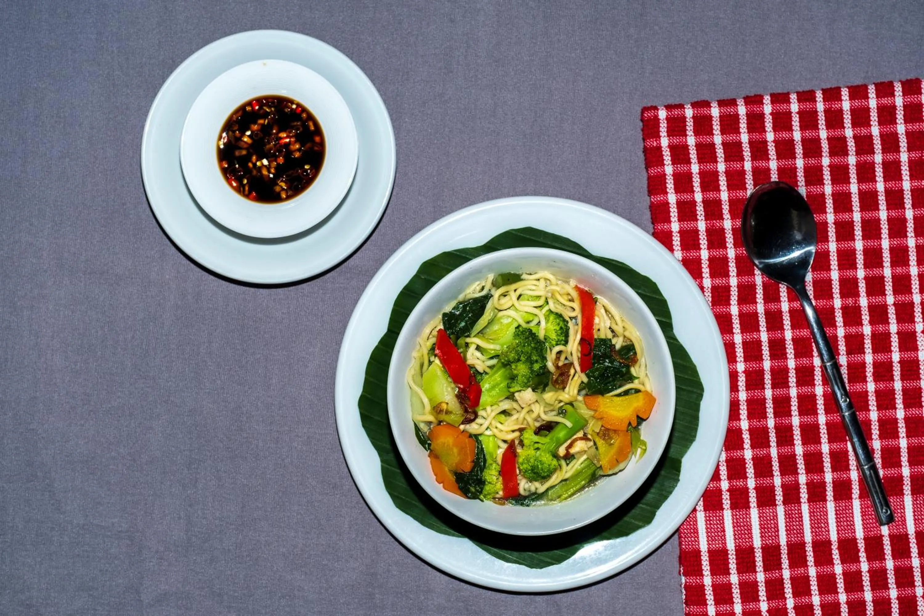 Asian breakfast in Murni's Houses & Spa