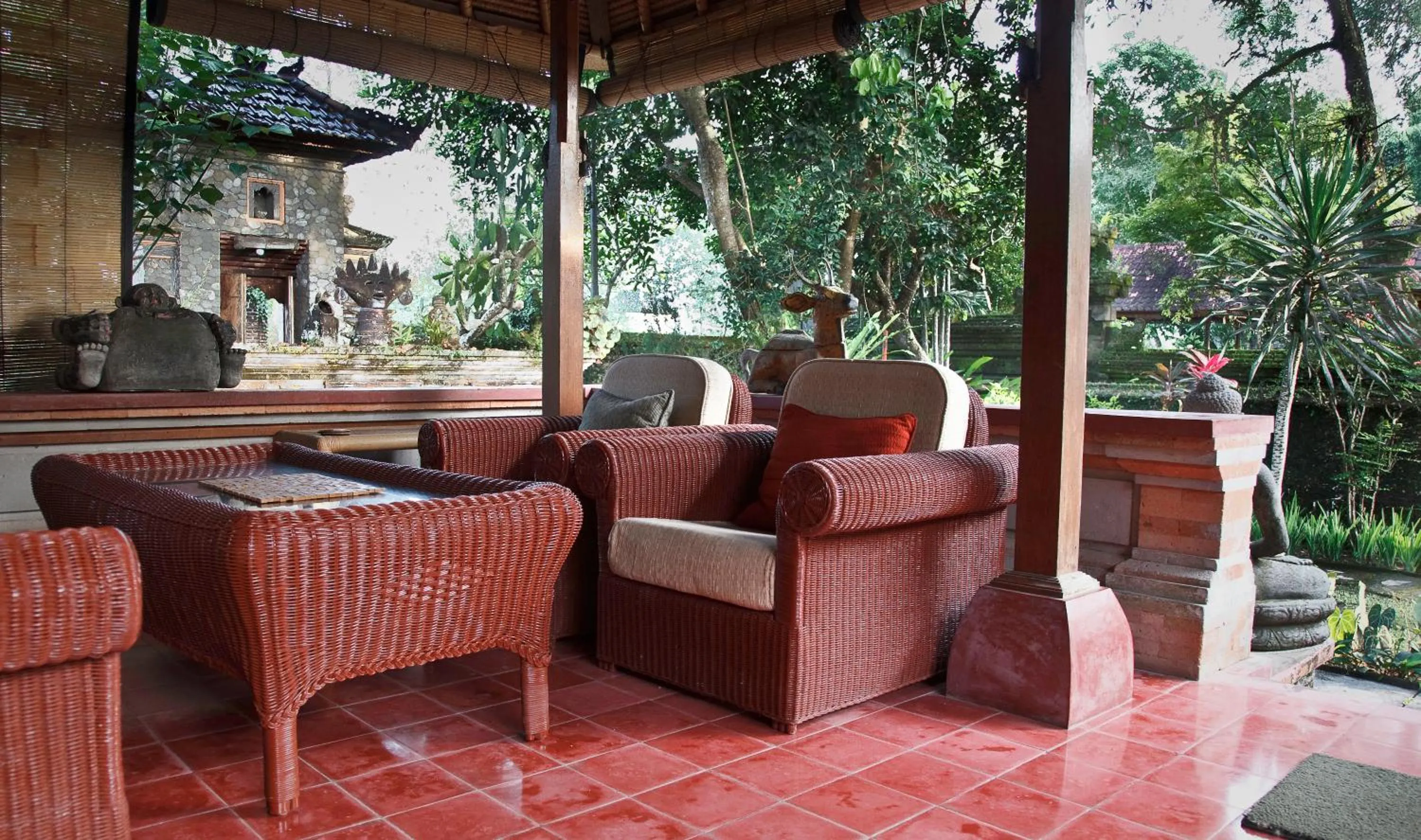 Seating area in Murni's Houses & Spa