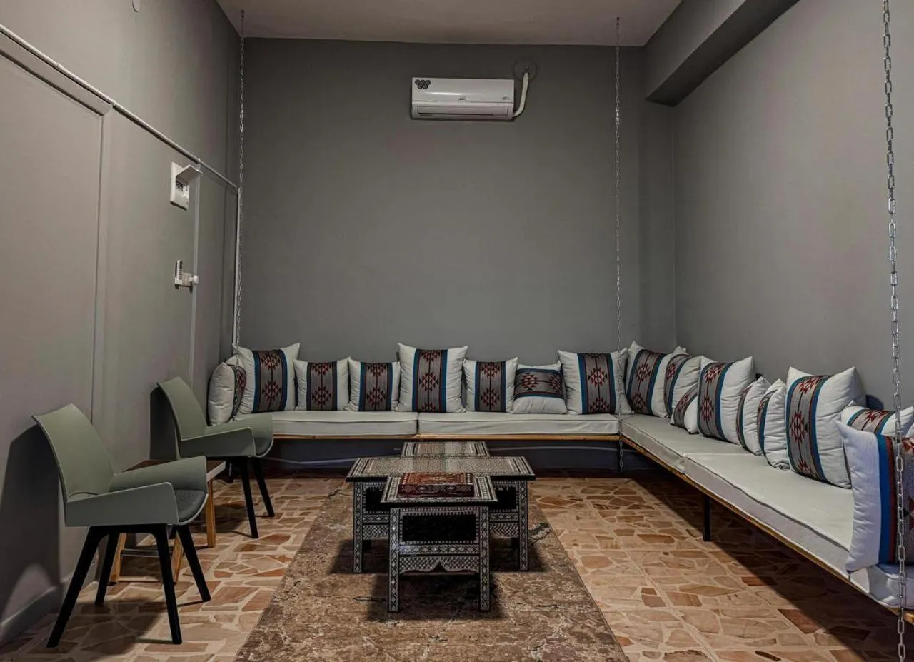 Seating area in Beit Ahlan