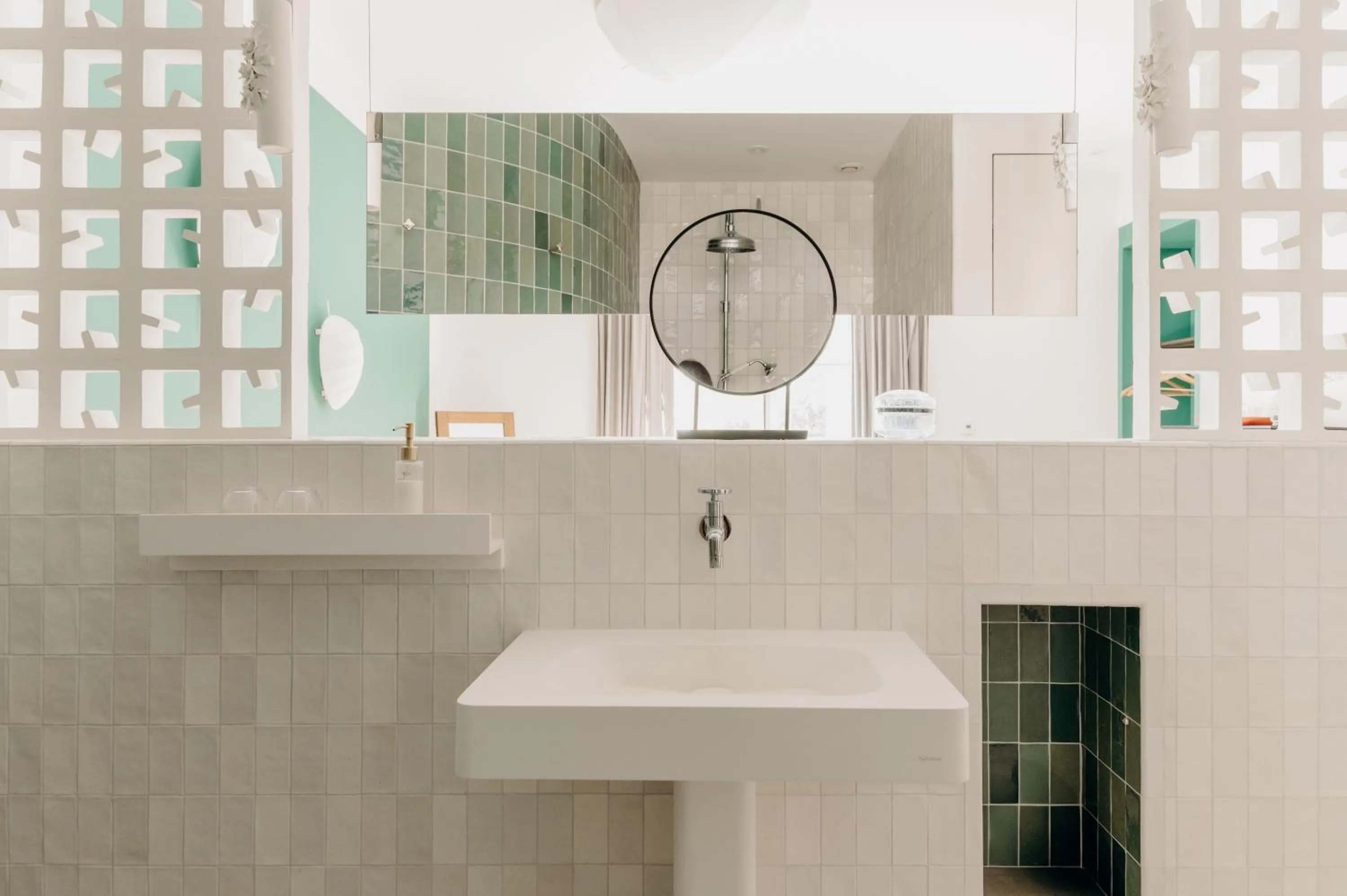 Bathroom in Hôtel Domaine de Biar