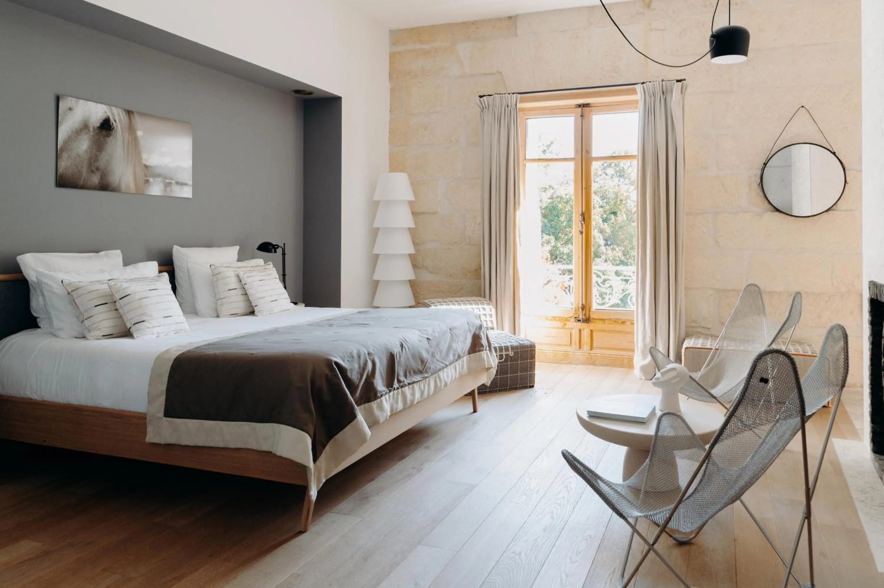 Bedroom, Bed in Hôtel Domaine de Biar