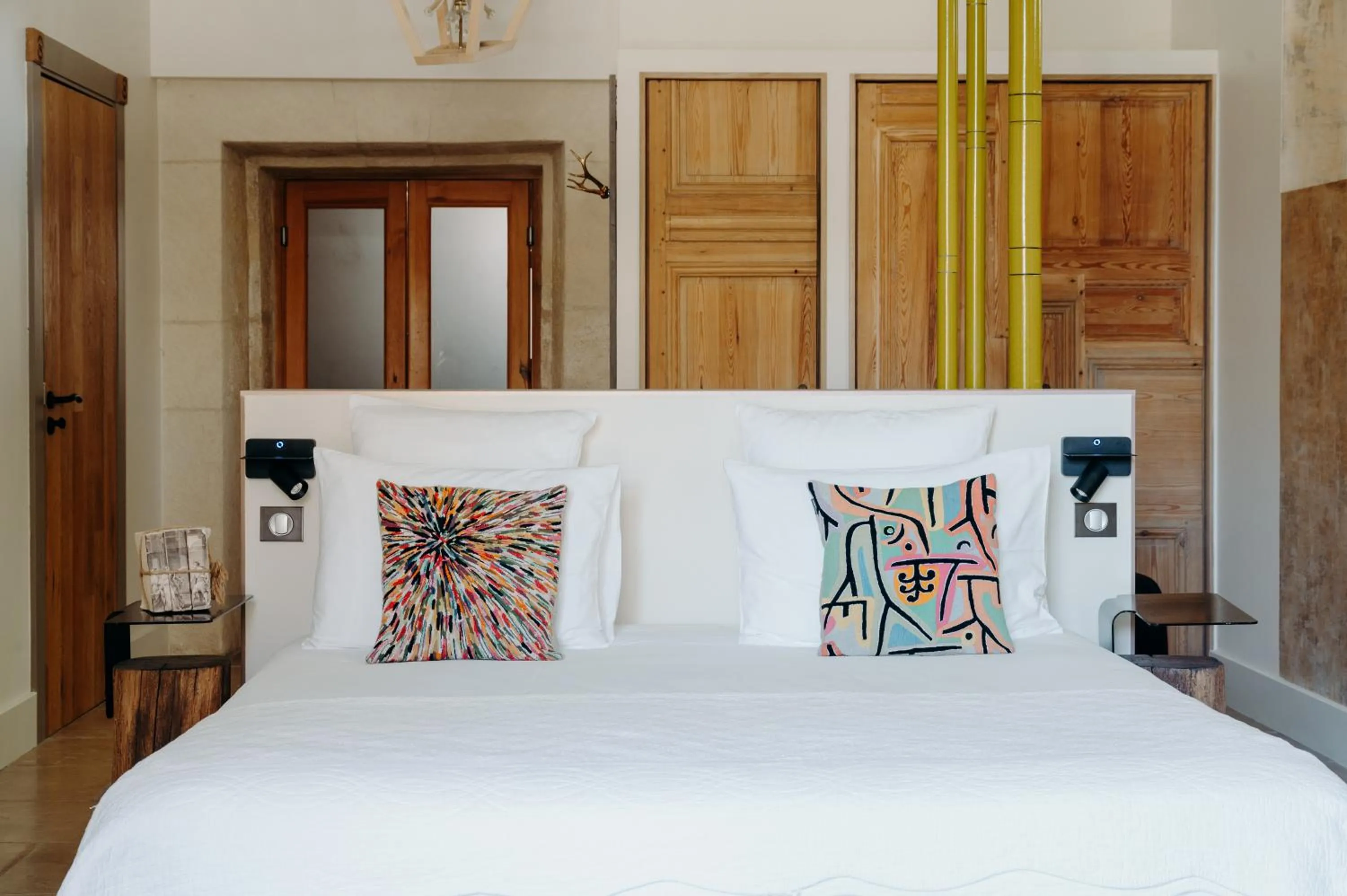 Bedroom, Bed in Hôtel Domaine de Biar