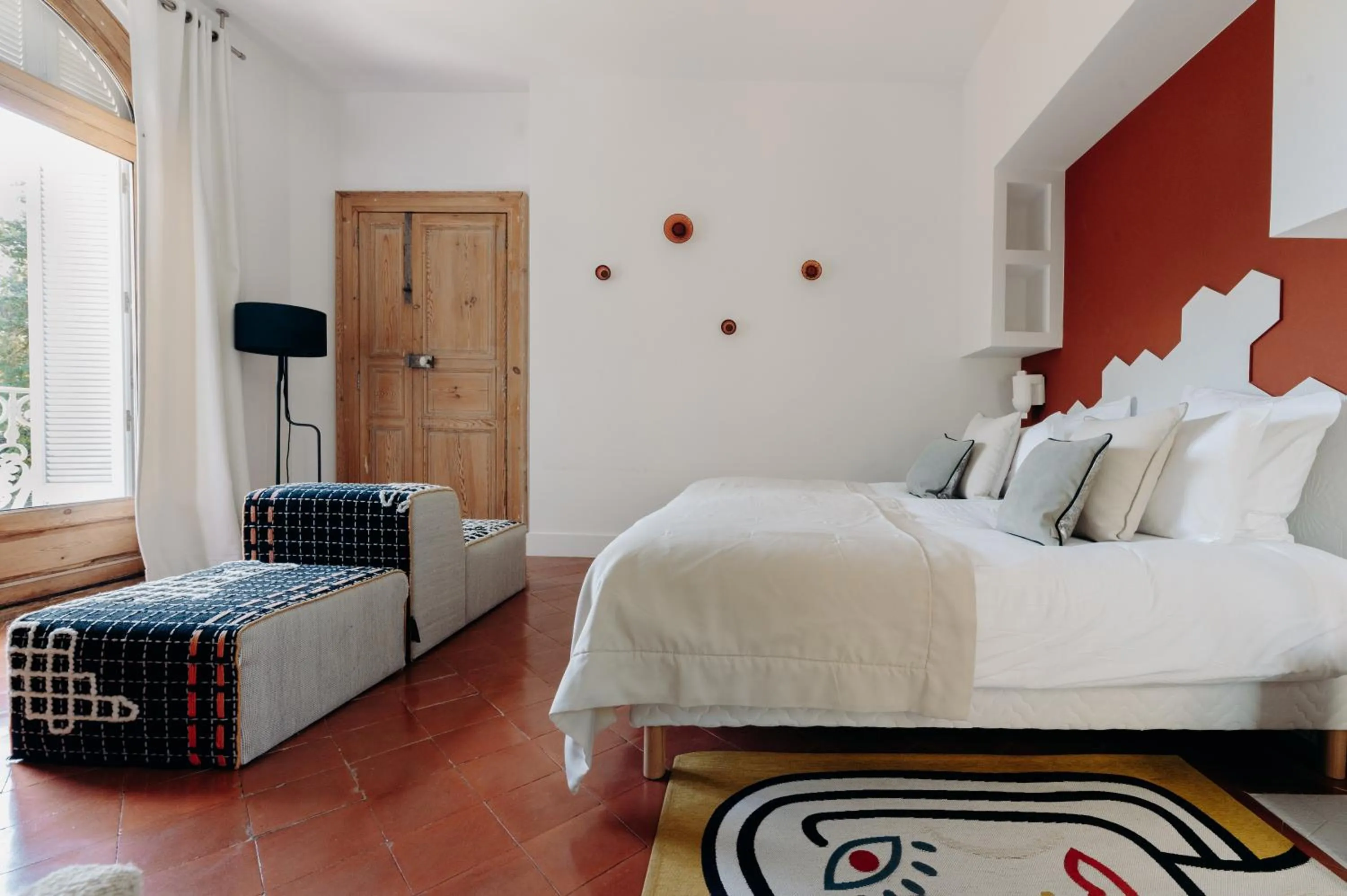 Photo of the whole room, Bed in Hôtel Domaine de Biar