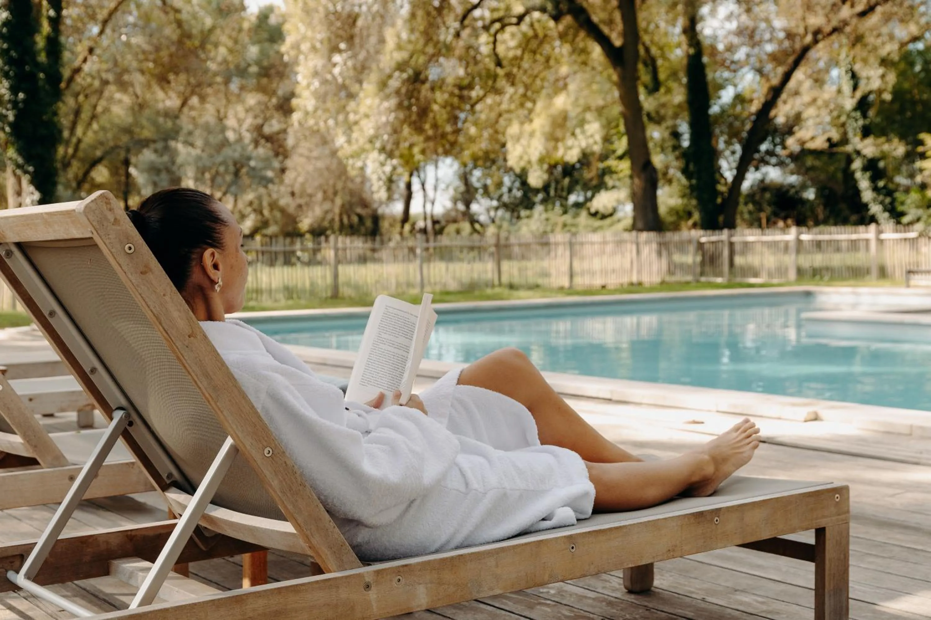Swimming pool in Hôtel Domaine de Biar