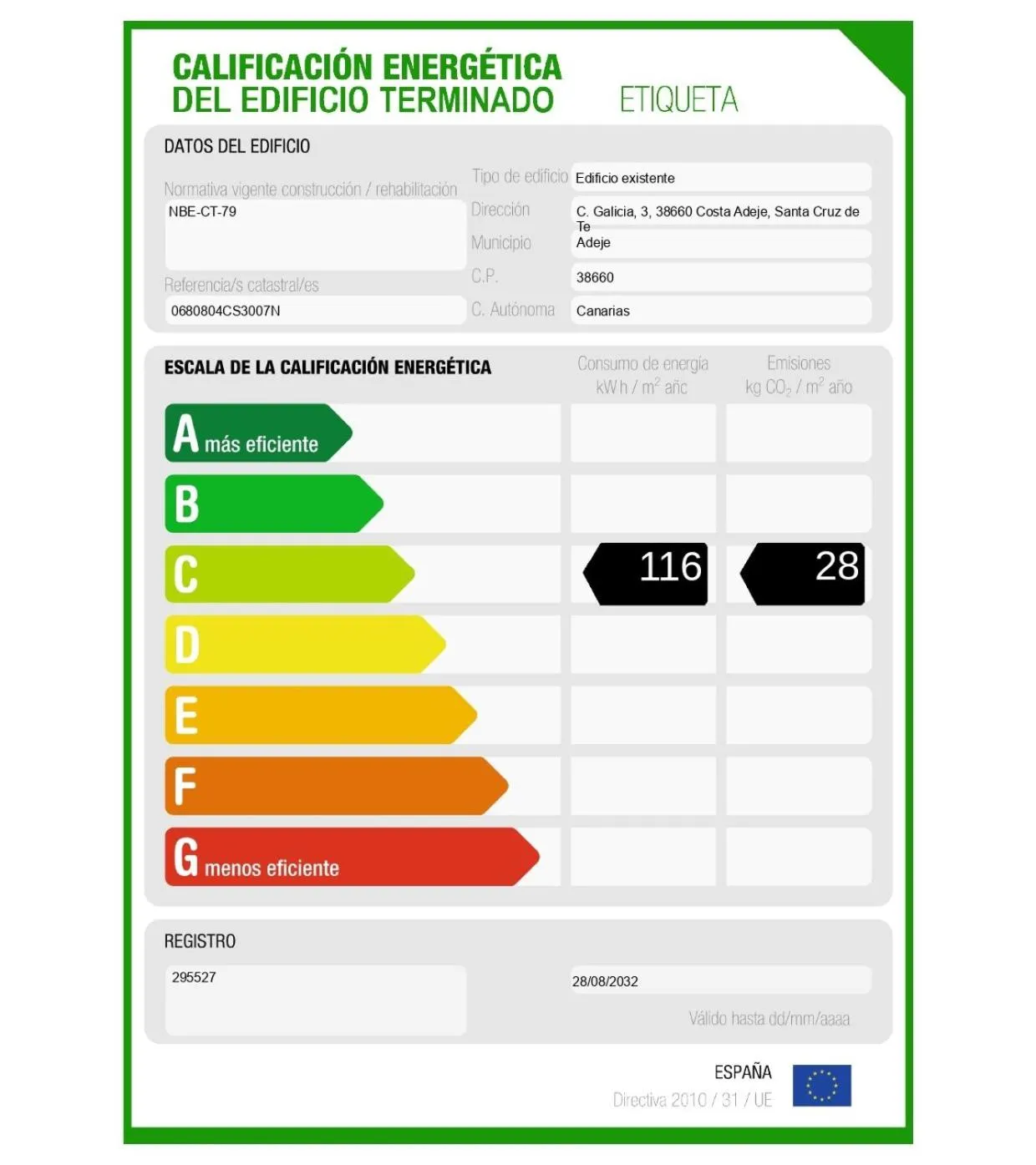 Certificate/Award in Tagoro Family & Fun Costa Adeje