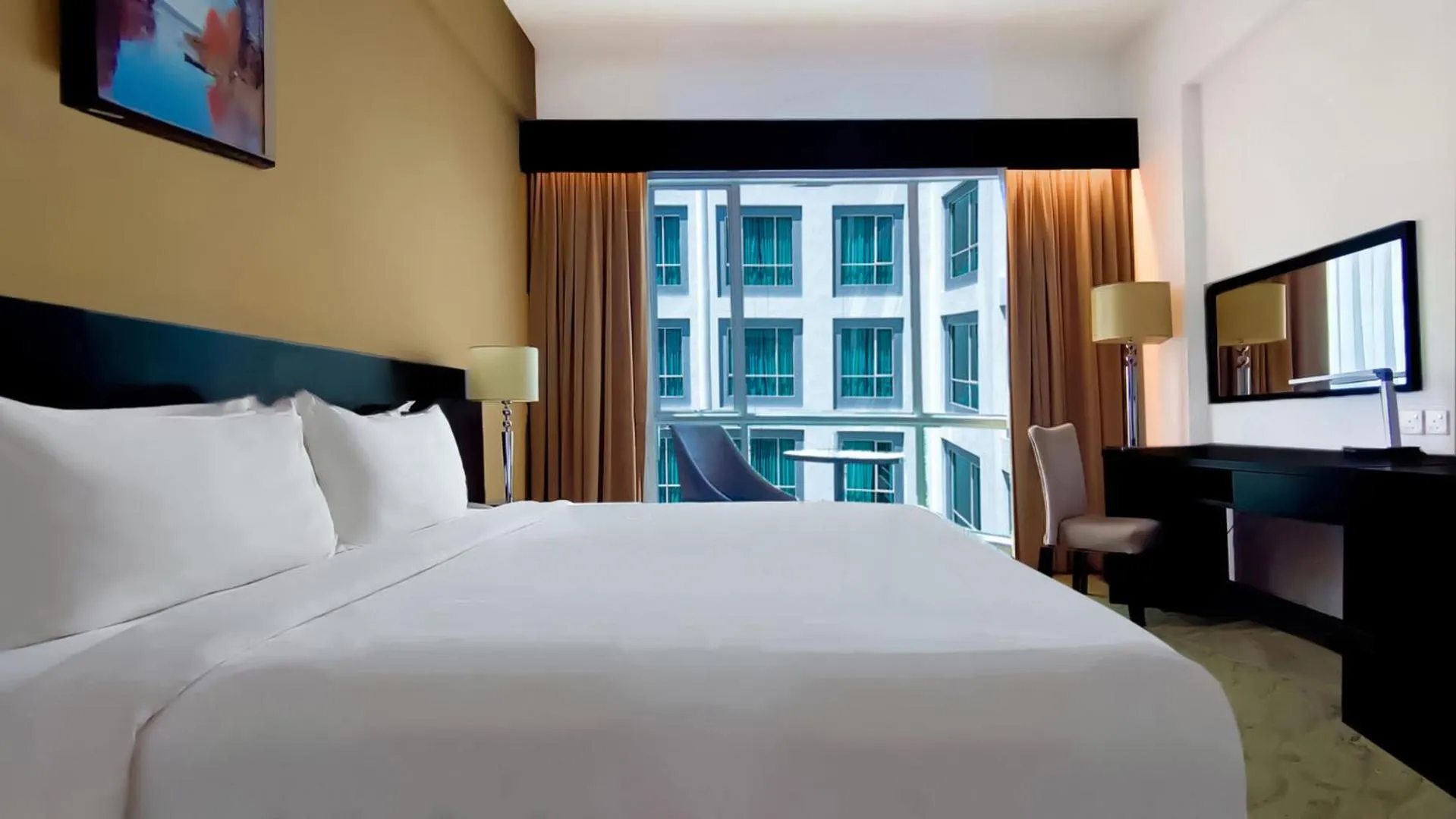 Pool view Room - Complimentary Airport Pickup in Pan Borneo Hotel Kota Kinabalu