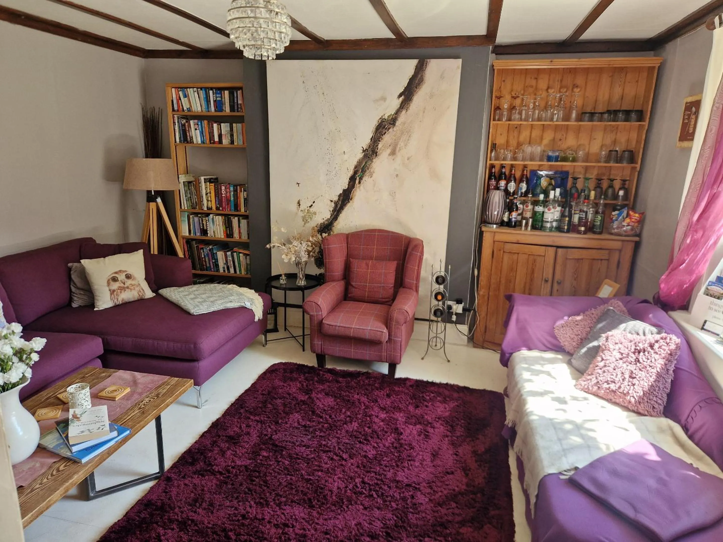 Living room in Worth House Bed and Breakfast