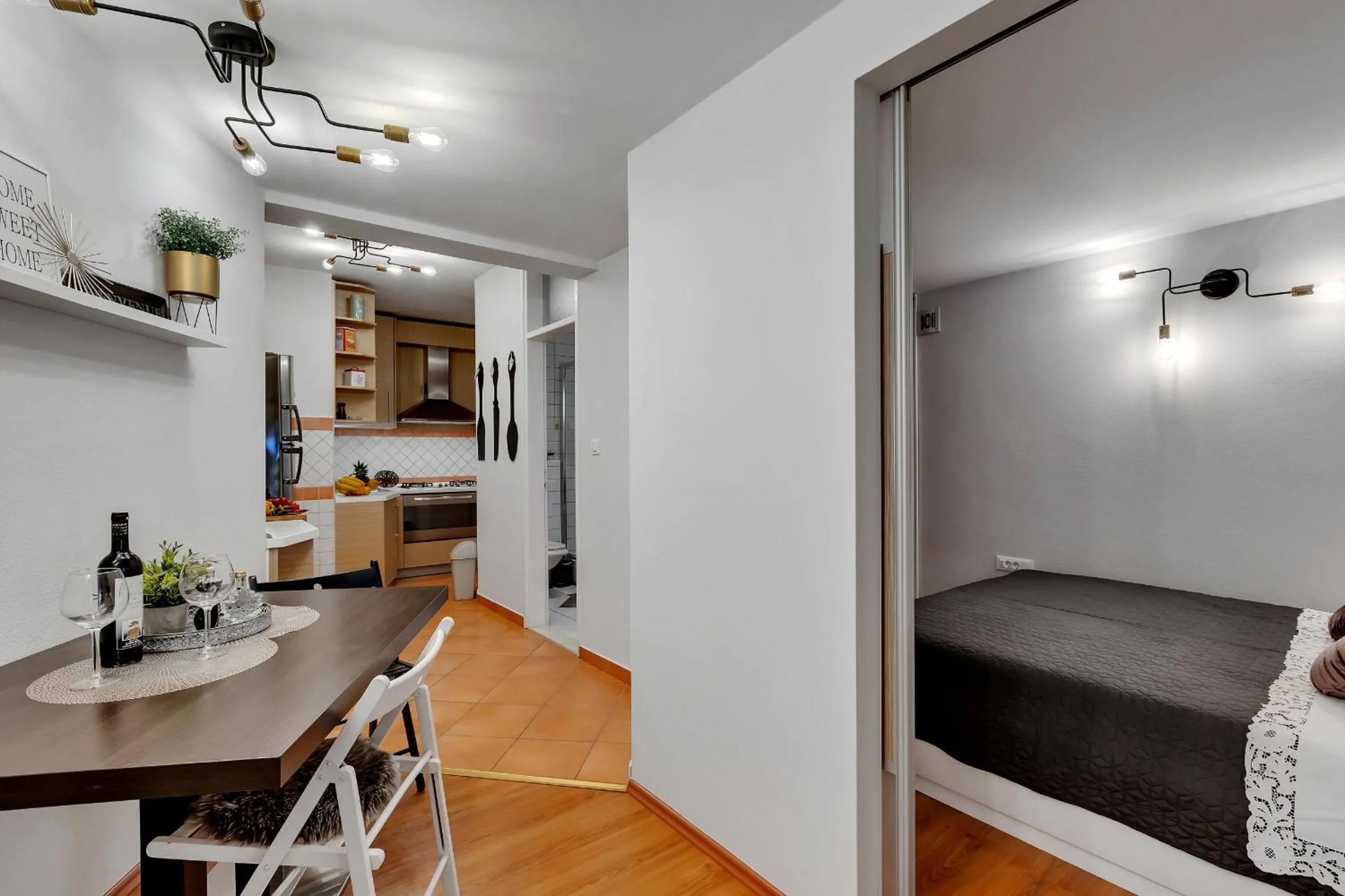 Bed in Apartment Mucrum