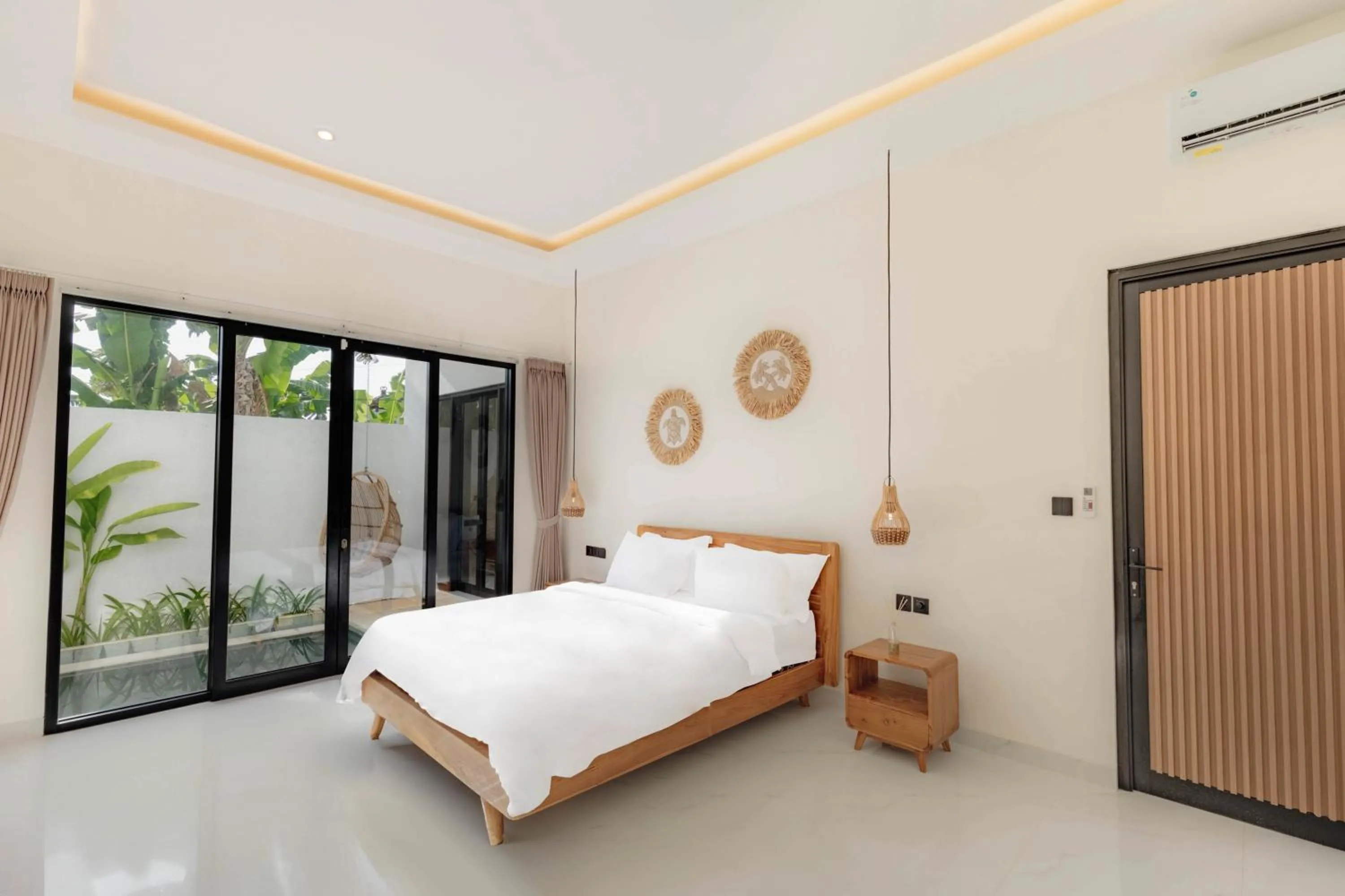 Bedroom, Bed in Villa Sardegna Ubud