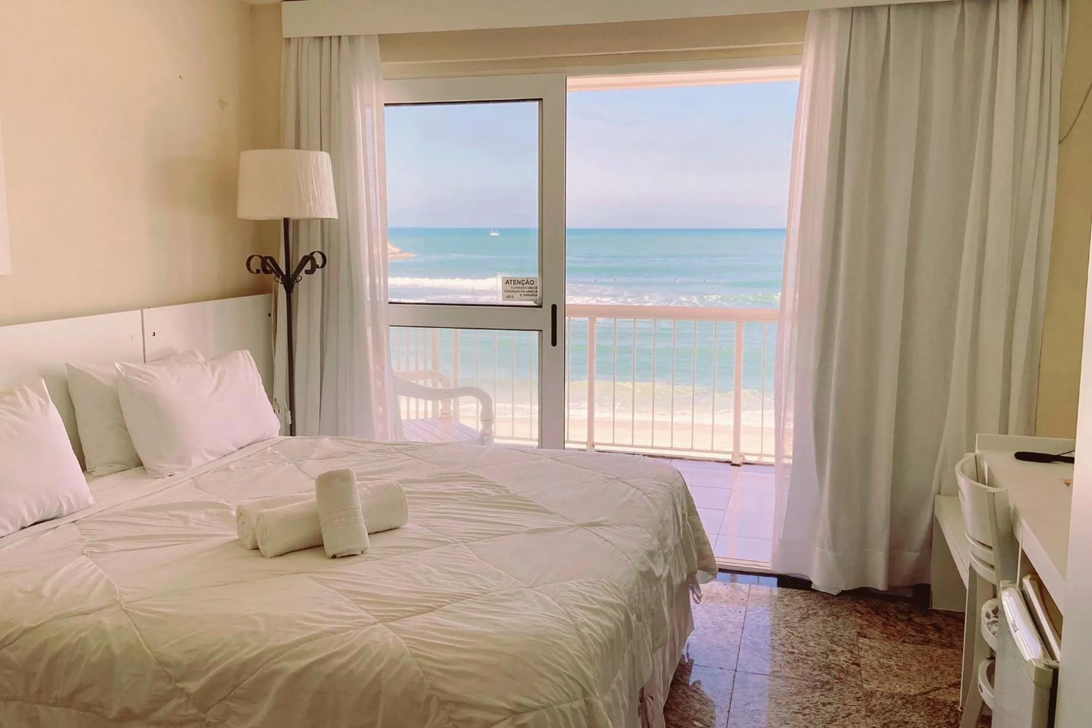 Bed in KS Beach Hotel