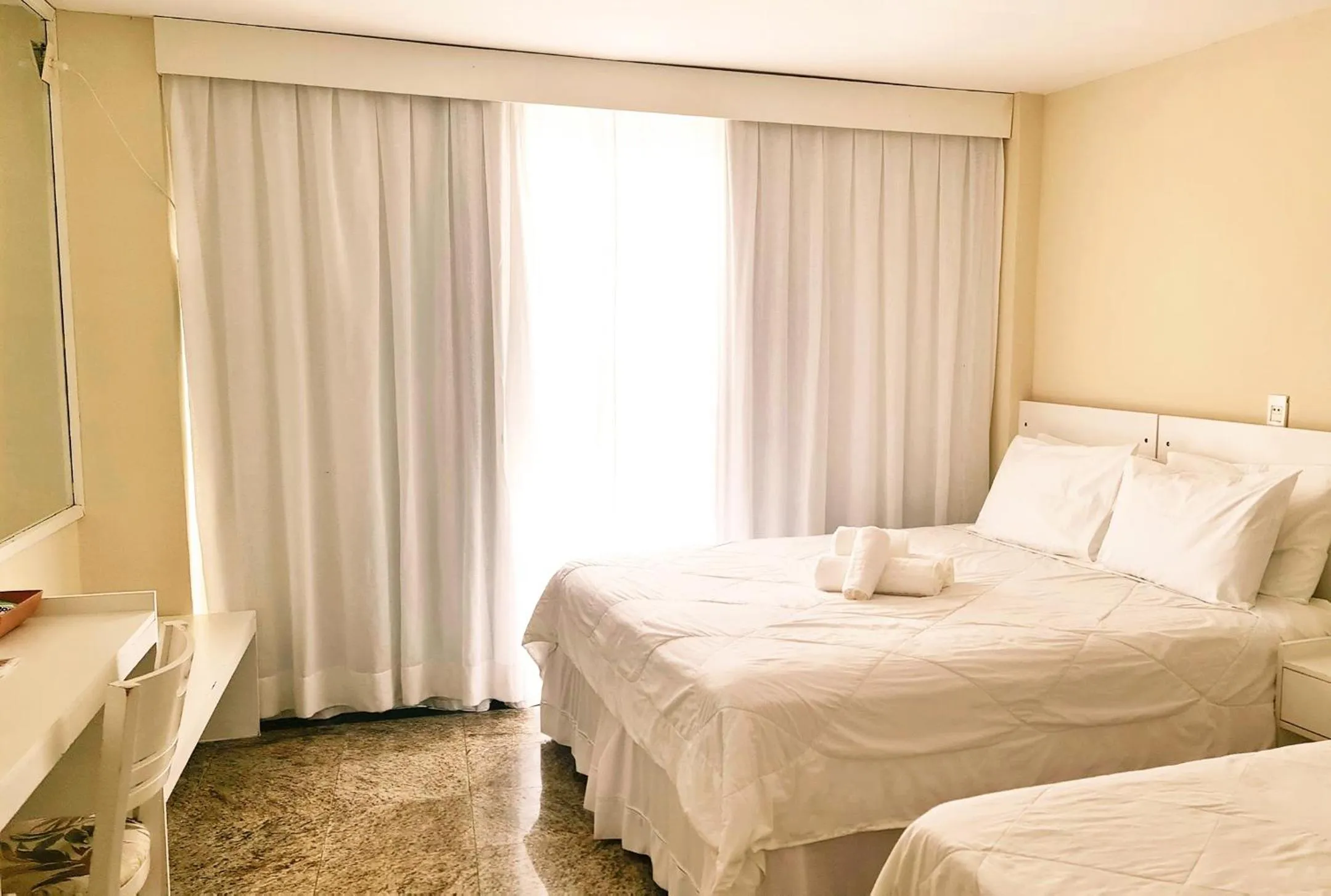 Bed in KS Beach Hotel