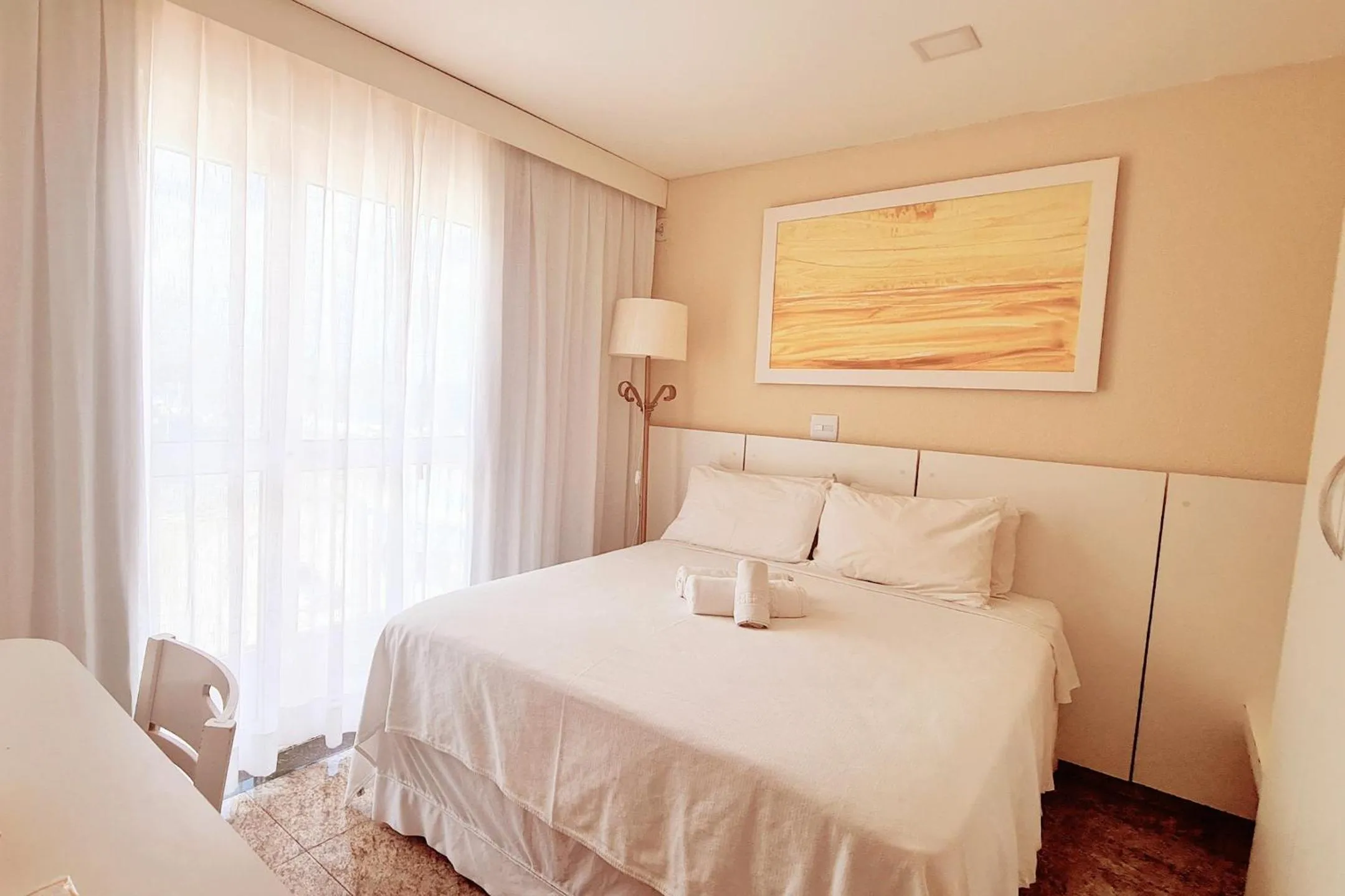 Bed in KS Beach Hotel