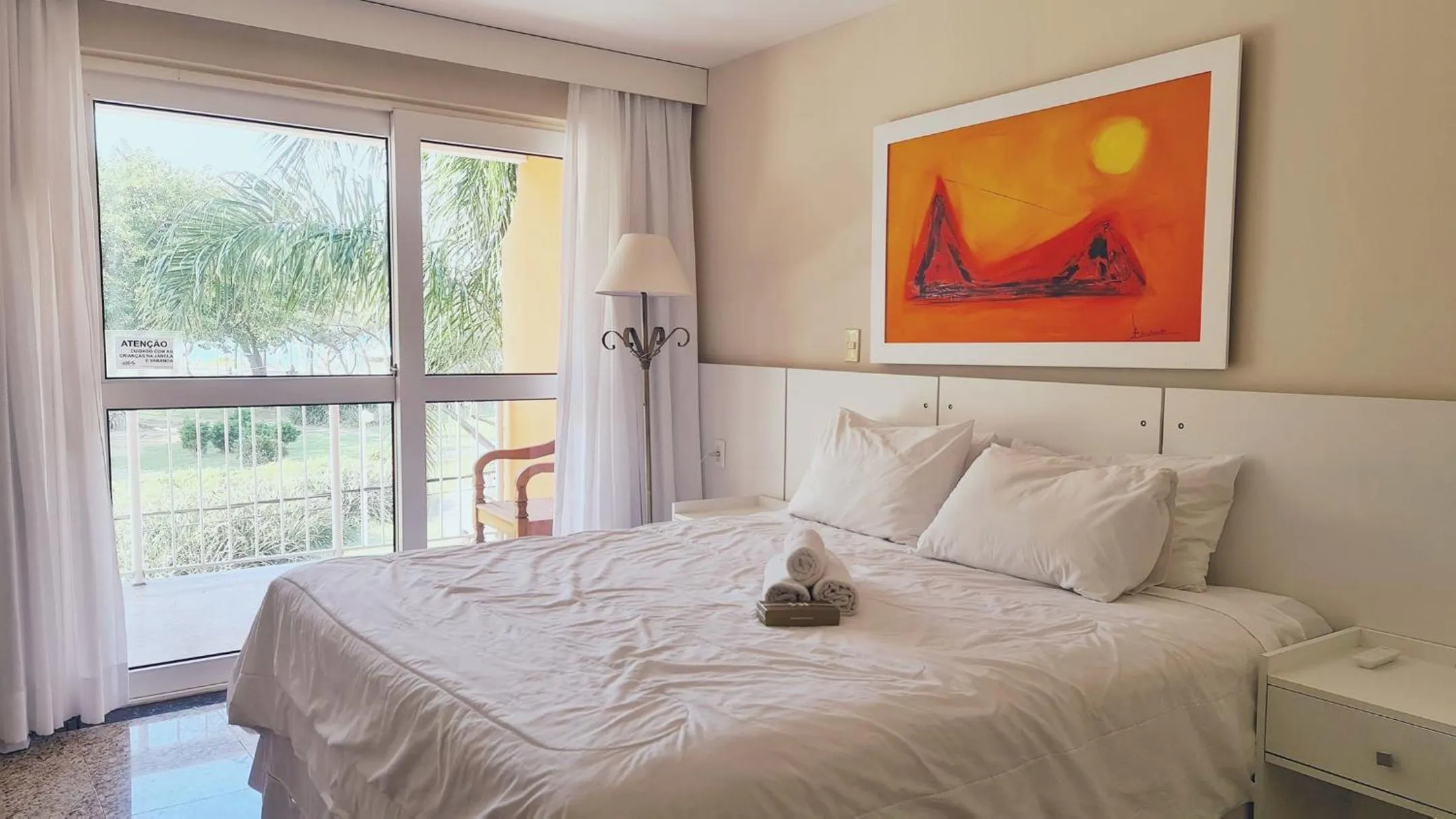 Bed in KS Beach Hotel