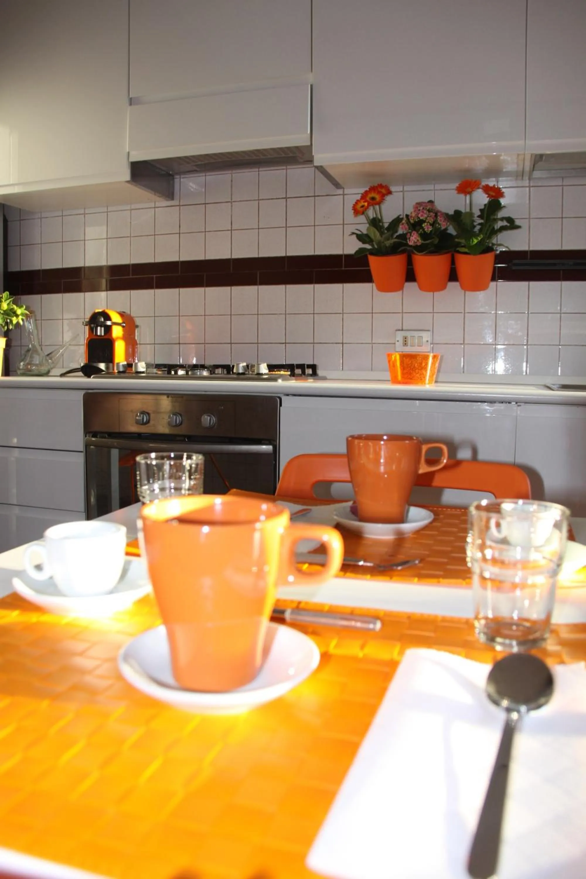 Kitchen or kitchenette in Lotus B&B