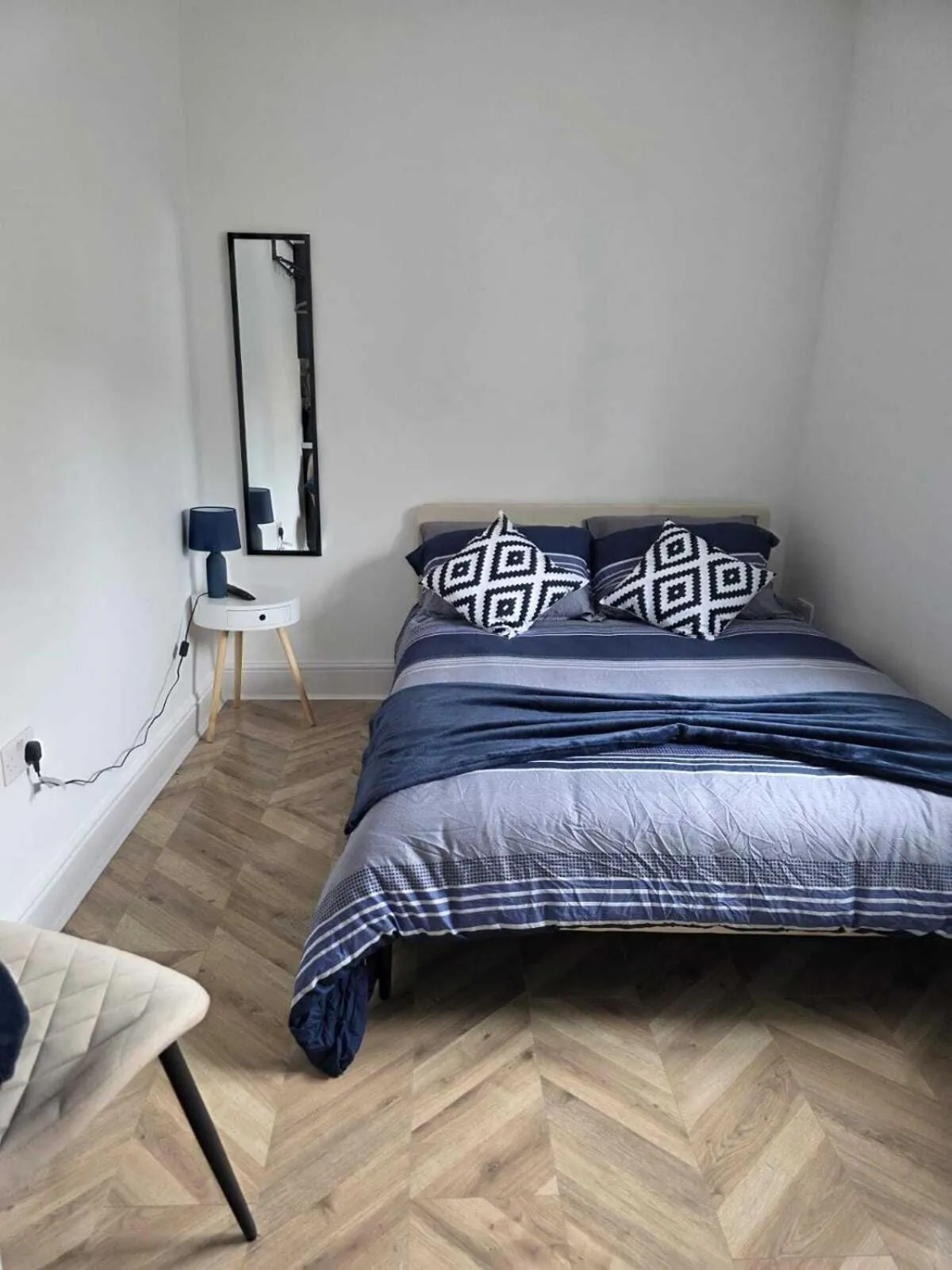 Bedroom, Bed in Dalston Luxe Studios, 10 minutes away from Liverpool Train Station
