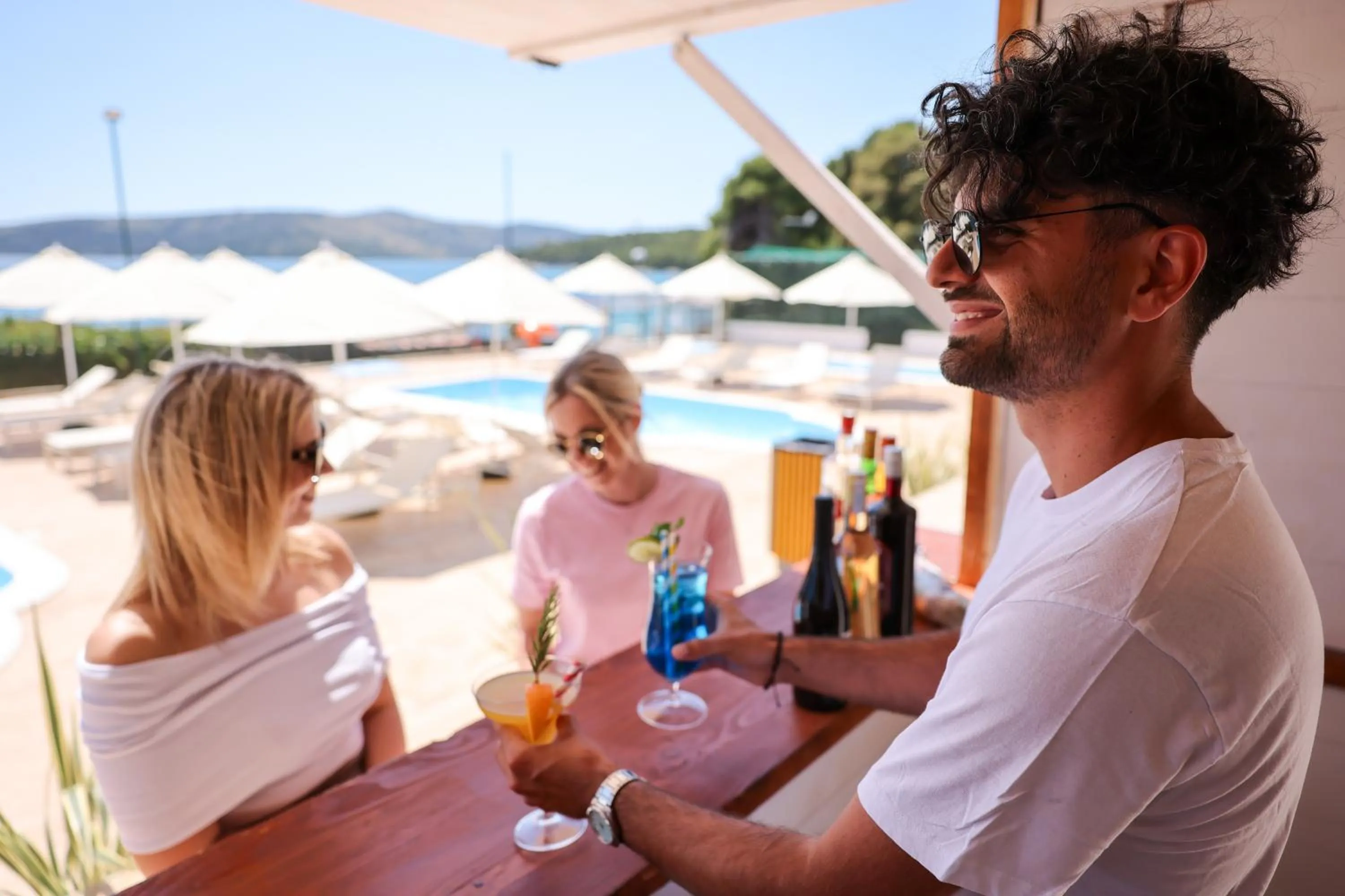 Swimming pool in Apartments Medena