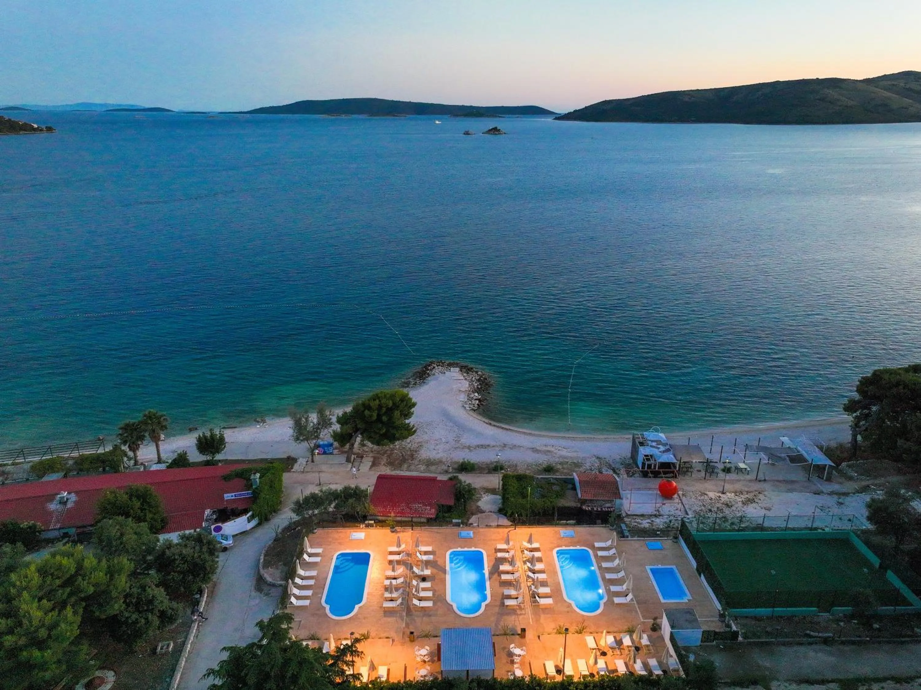 Natural landscape in Apartments Medena