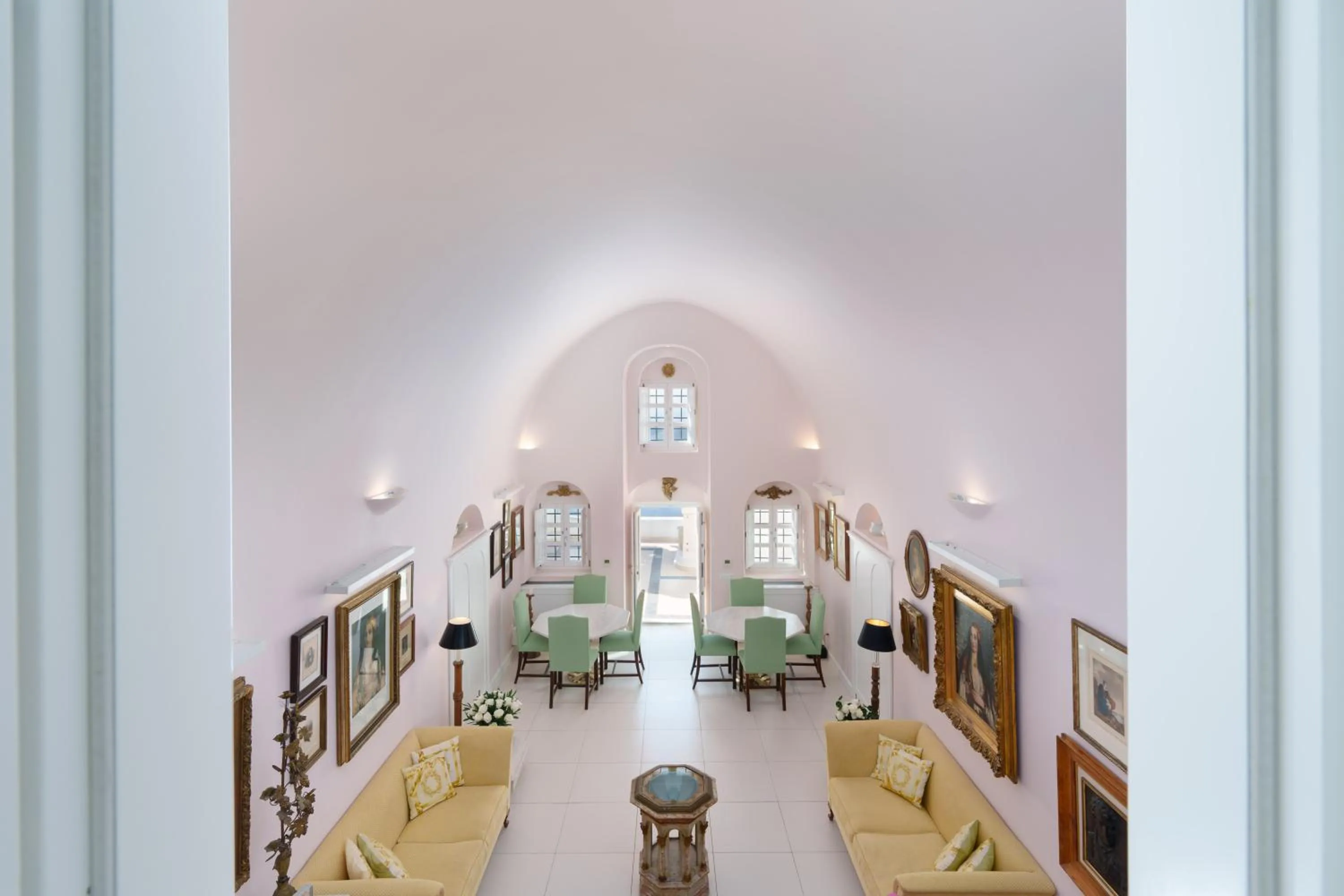 Living room in The Tsitouras Collection