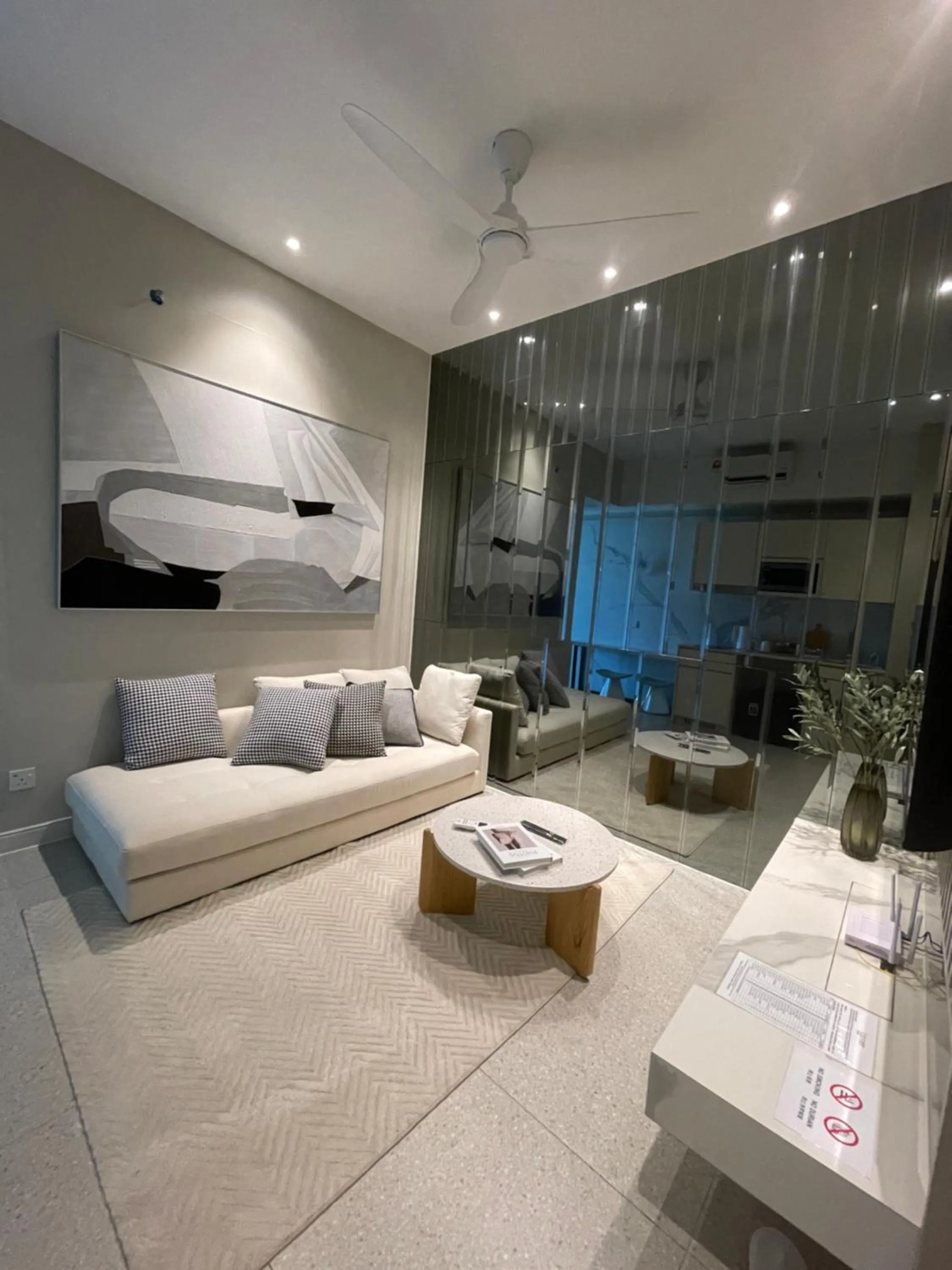 Living room in La,mer Butik Hotel