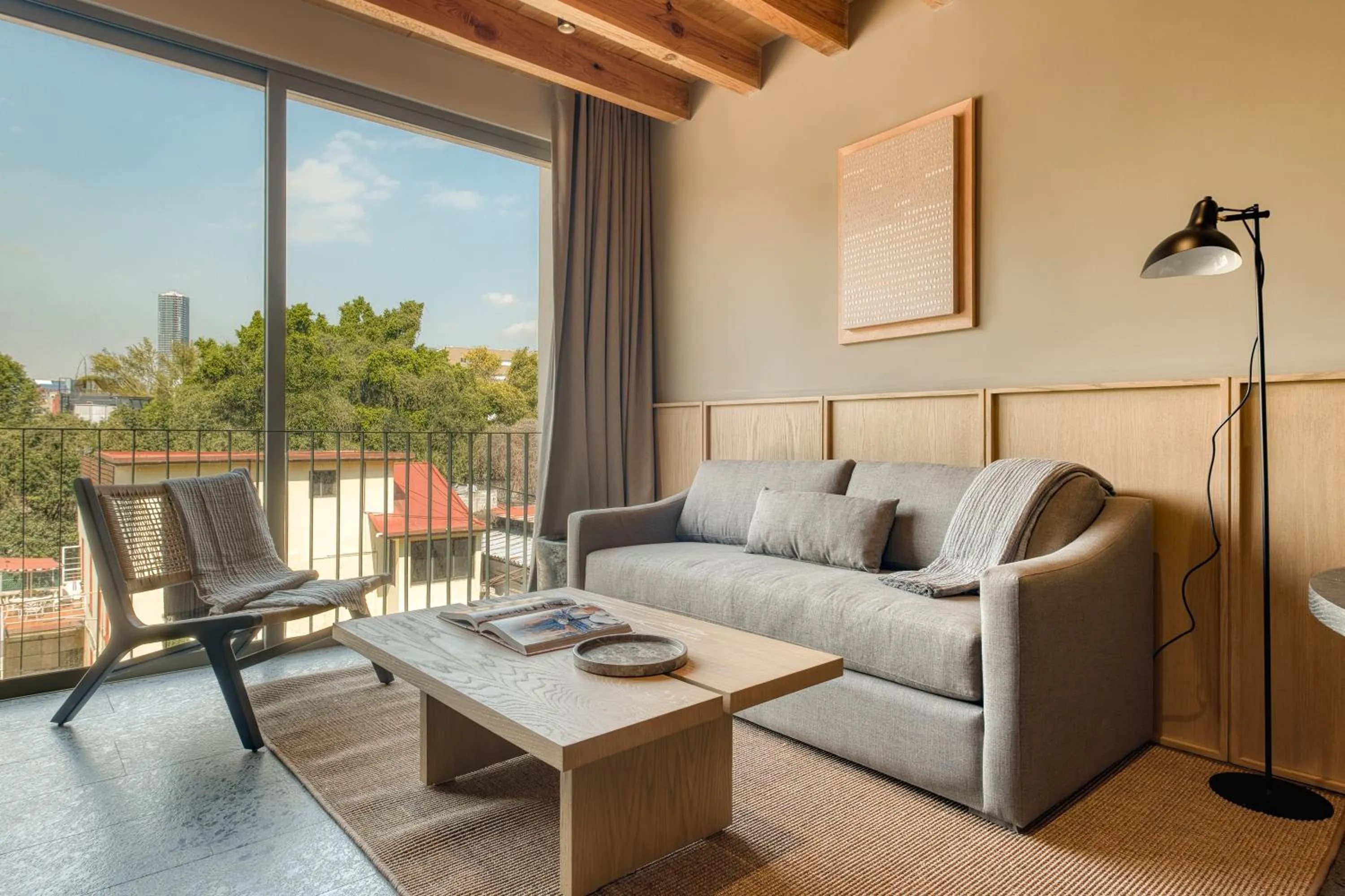 Seating area in ONTO Alvaro Obregon Mexico City