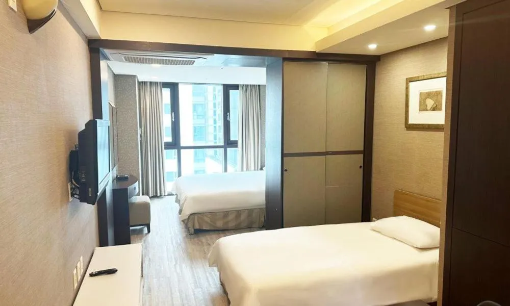 Bed in Centum City Hotel