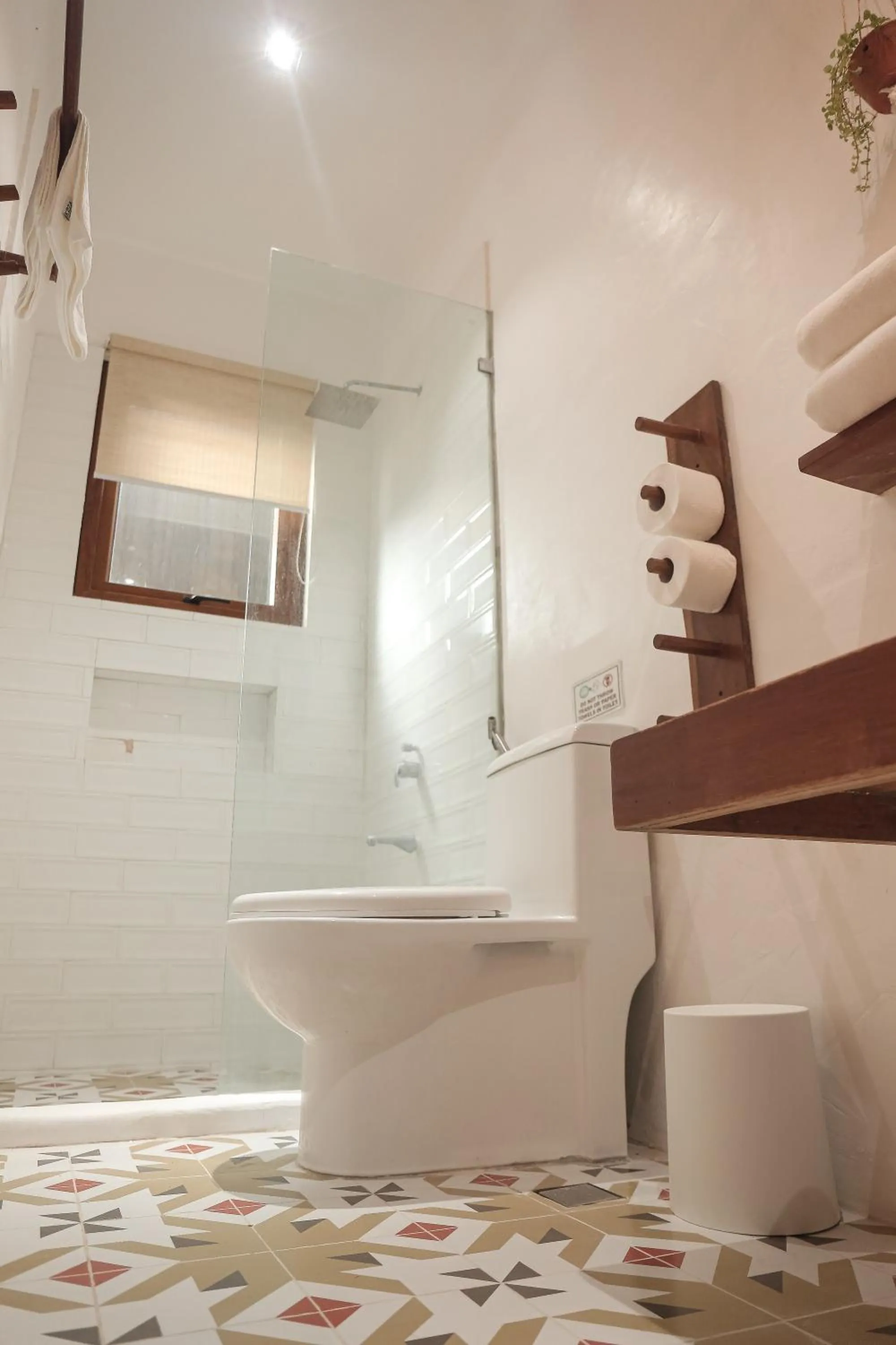 Shower in The KAZA Boutique Hotel