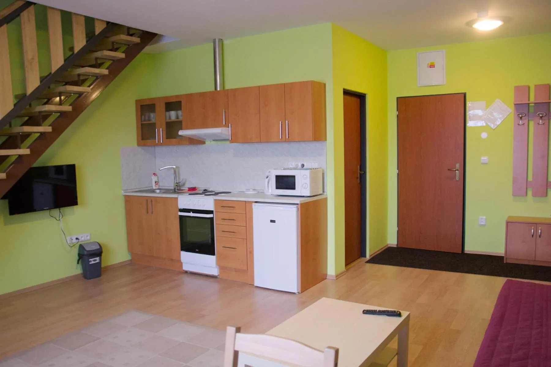 Kitchen or kitchenette in Penzion Veritas