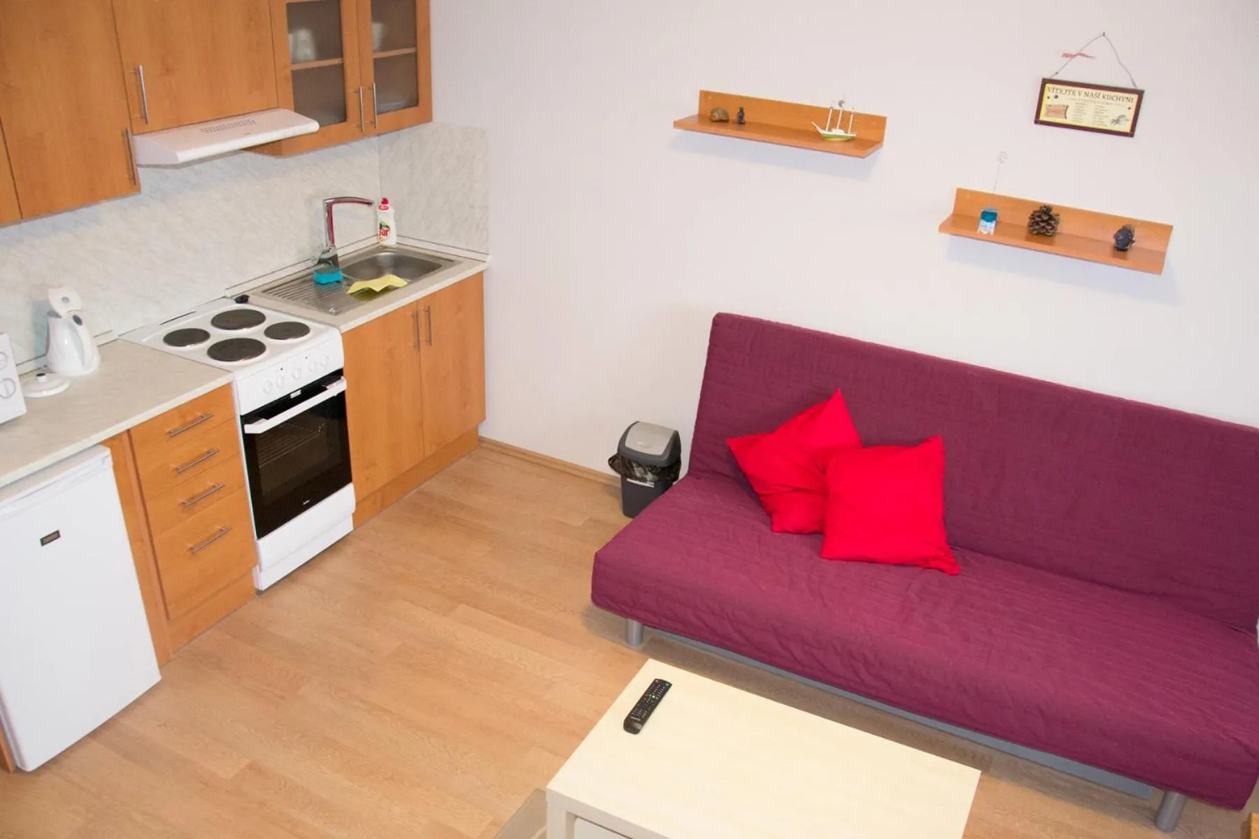Kitchen or kitchenette in Penzion Veritas