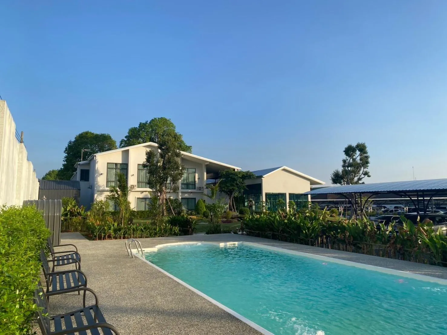 Swimming pool in Tree Airport Hotel Hatyai