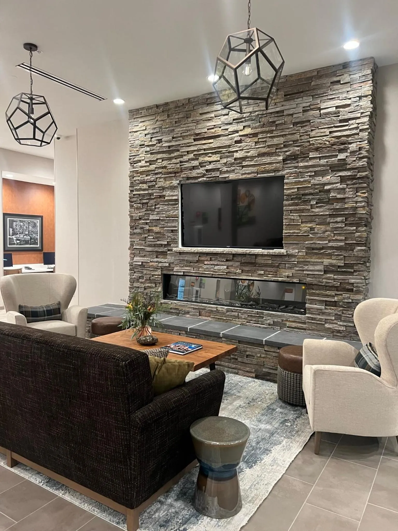 Lobby or reception in La Quinta Inn and Suites by Wyndham Lincoln