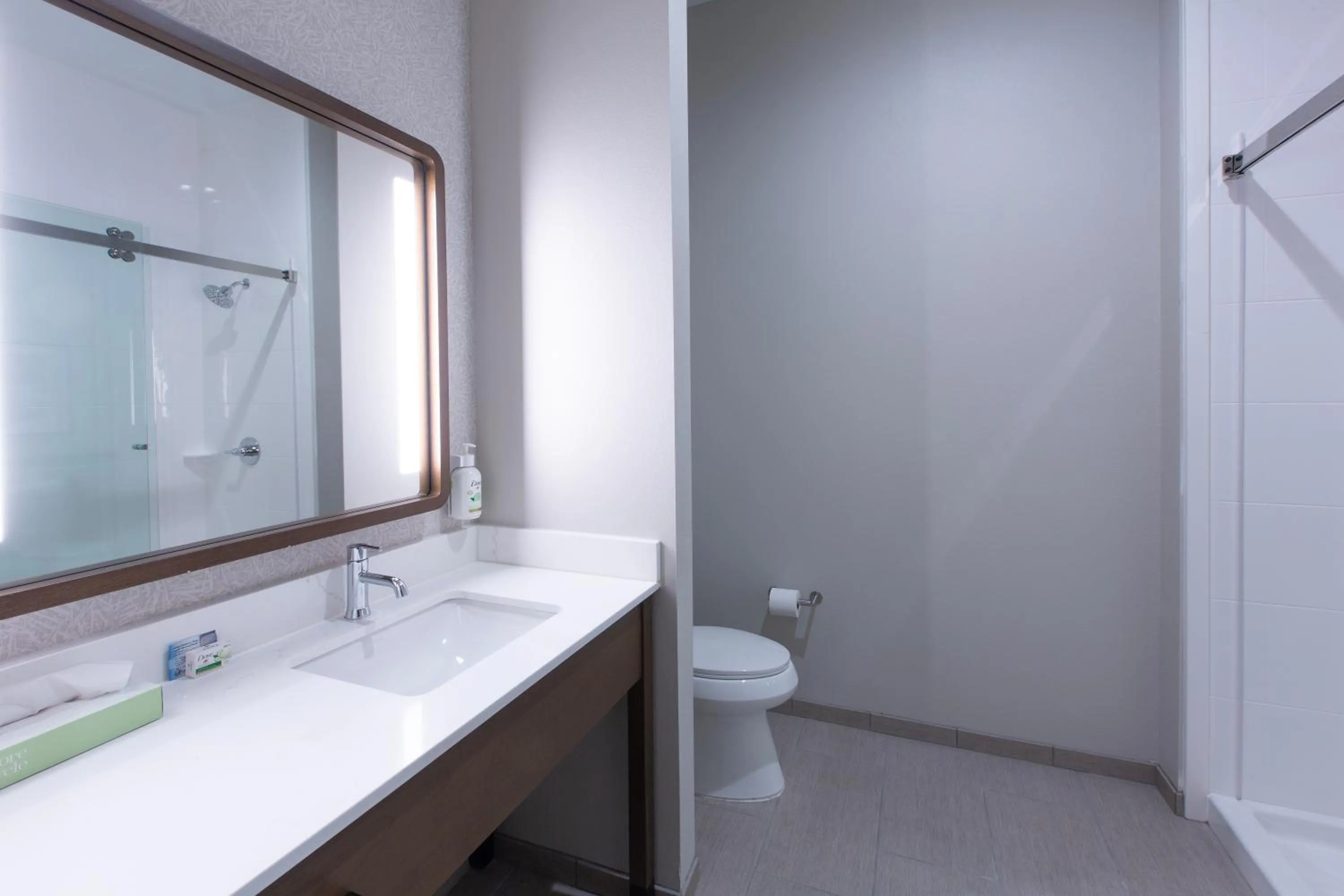 Bathroom in La Quinta Inn and Suites by Wyndham Lincoln