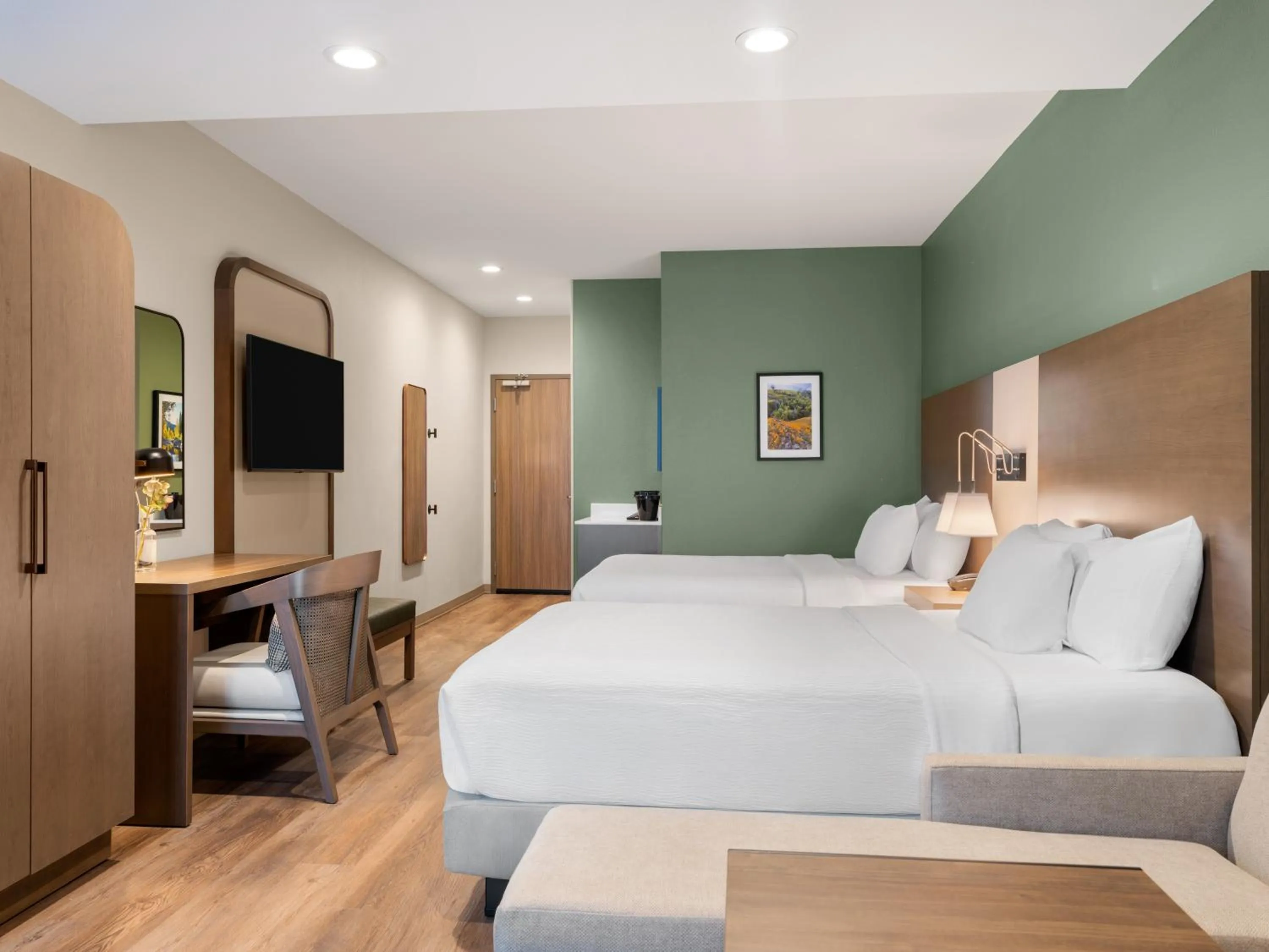 Bedroom, Bed in La Quinta Inn and Suites by Wyndham Lincoln