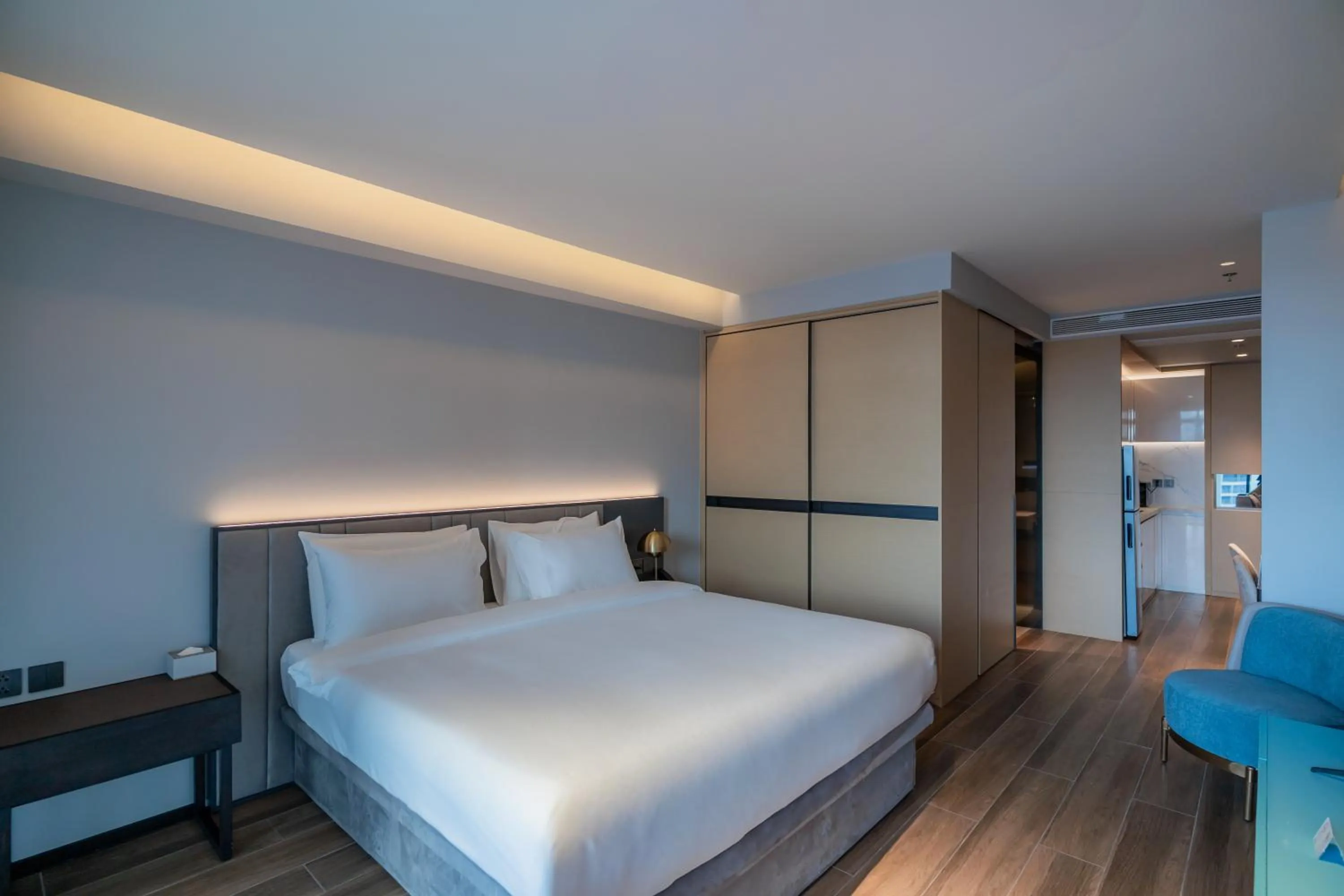 Bedroom, Bed in Beverly Mountain Bay, Trademark Collection by Wyndham