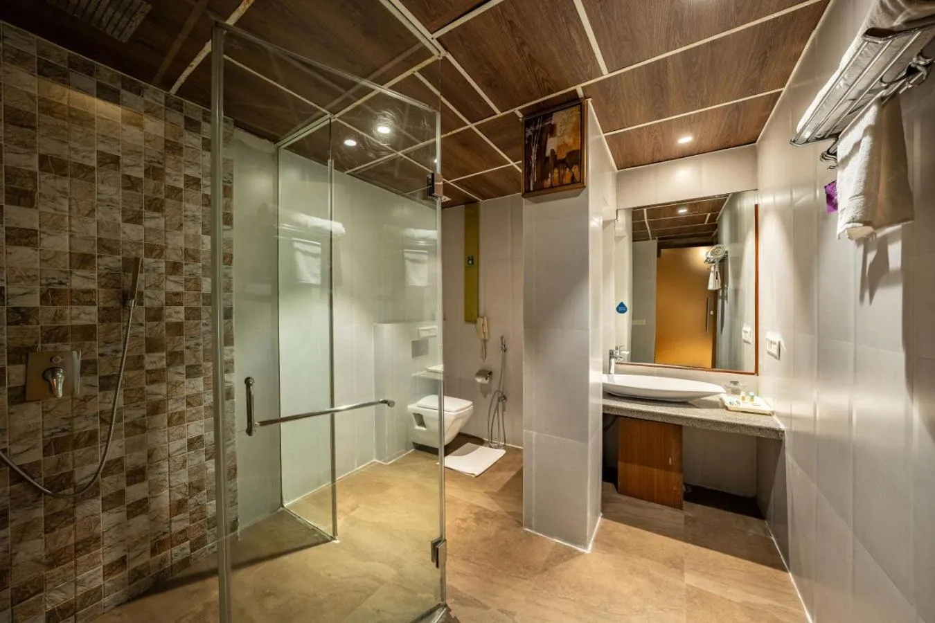 Shower in Aamari Resort