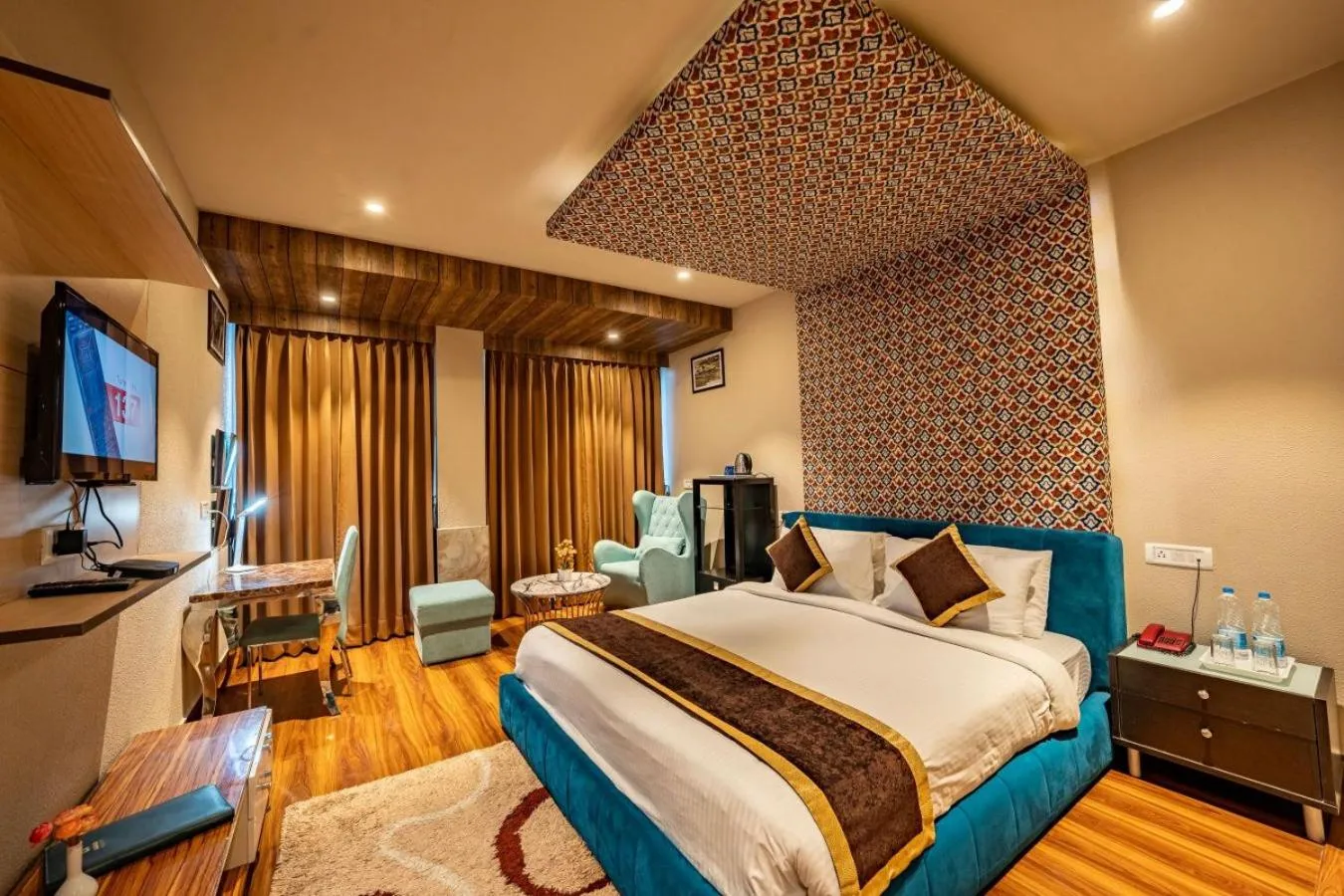 Bed in Aamari Resort