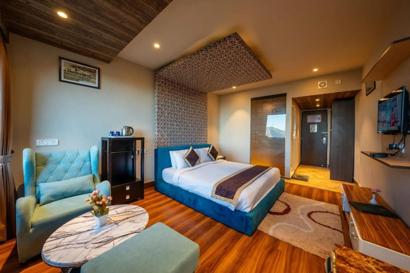 Bed in Aamari Resort