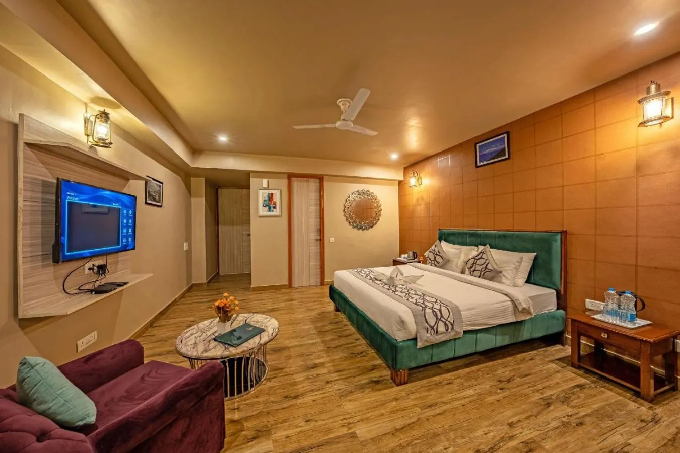 Bed in Aamari Resort