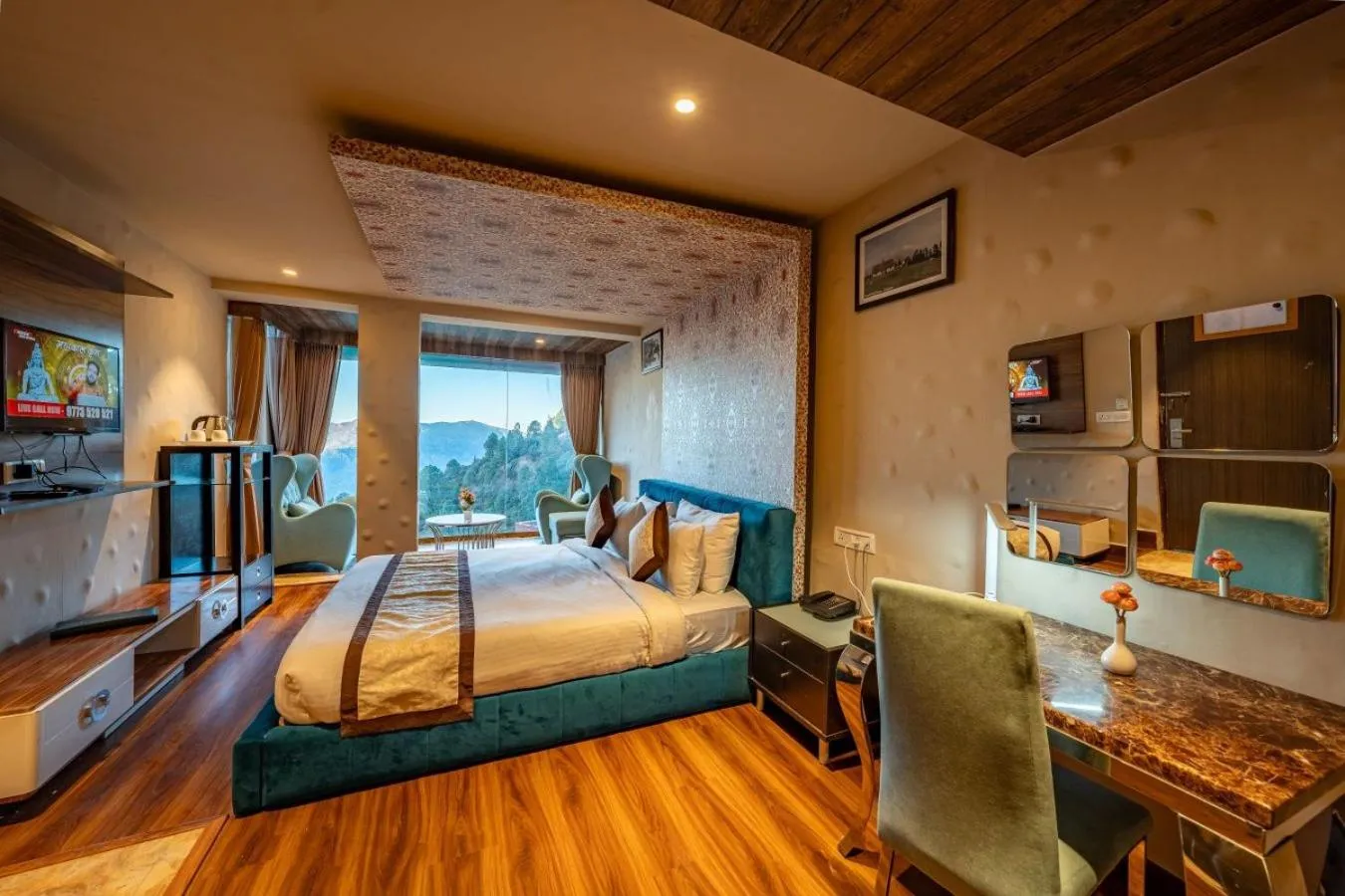 Bed in Aamari Resort