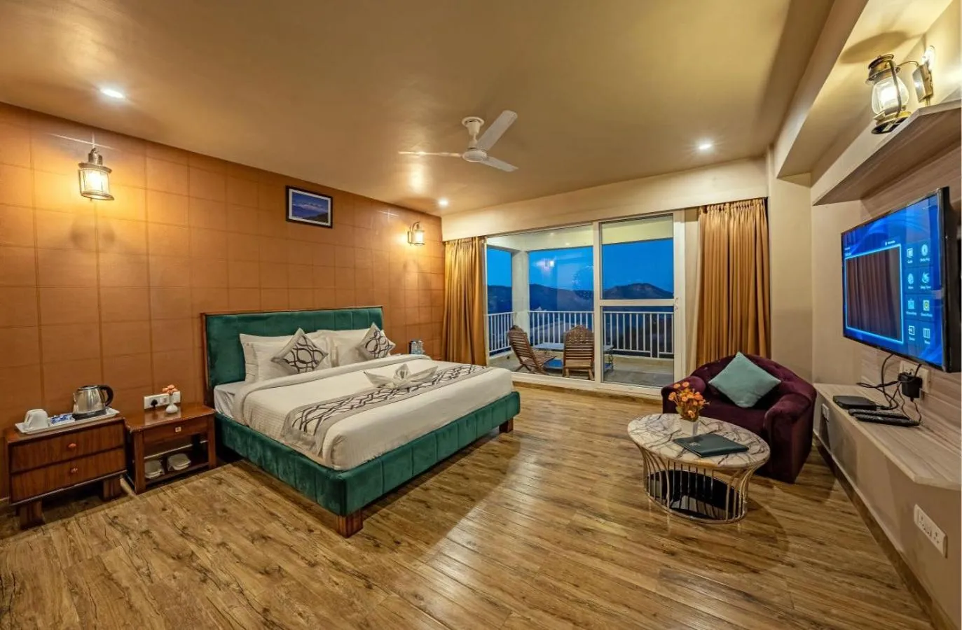 Bed in Aamari Resort