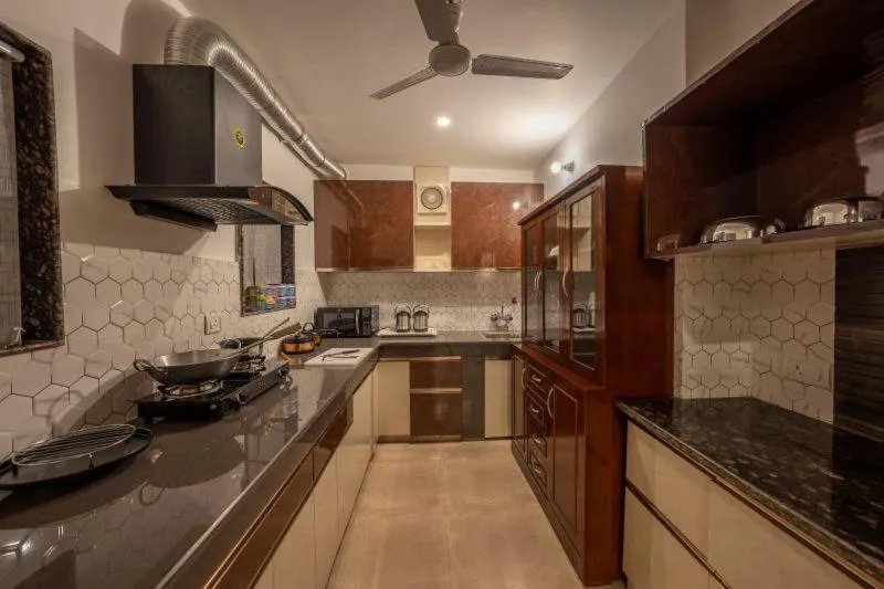 Kitchen or kitchenette in Aamari Resort