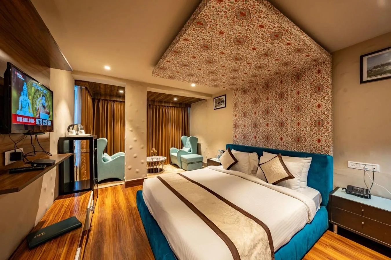 Bed in Aamari Resort