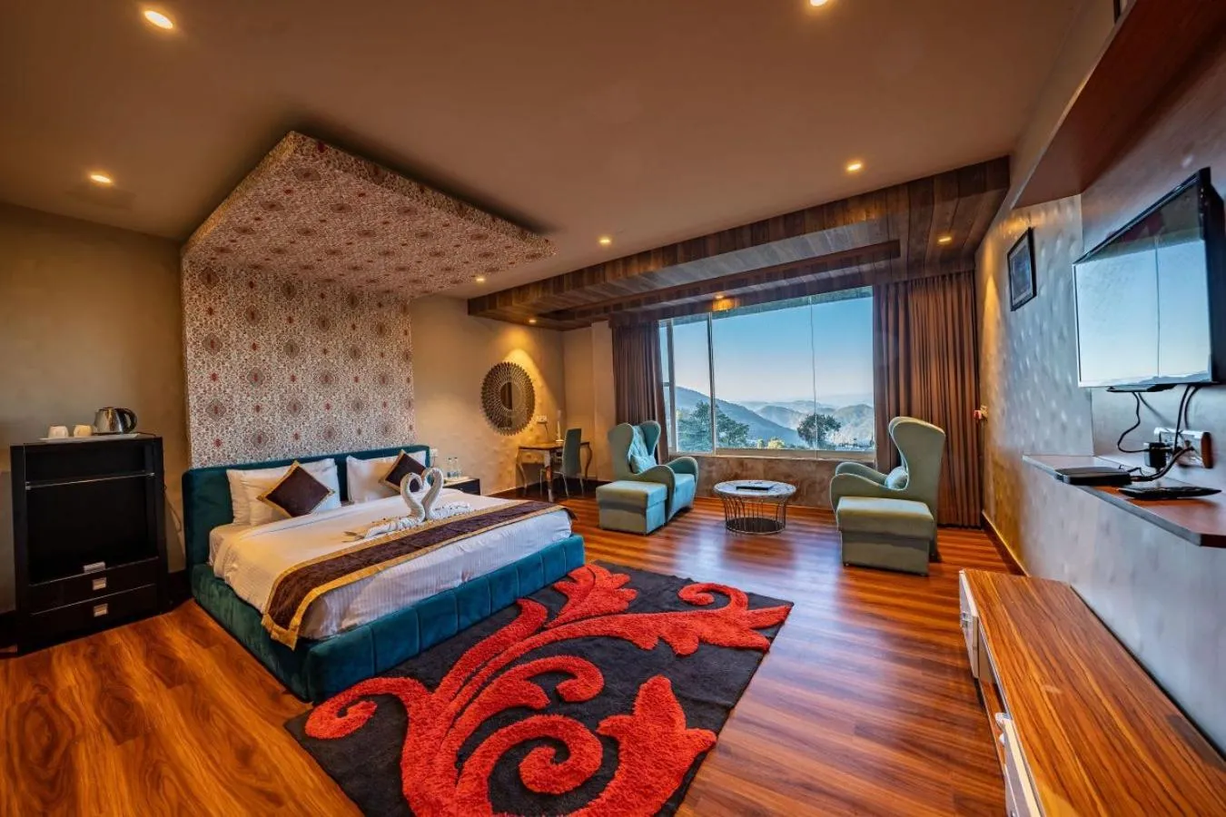 Bed in Aamari Resort