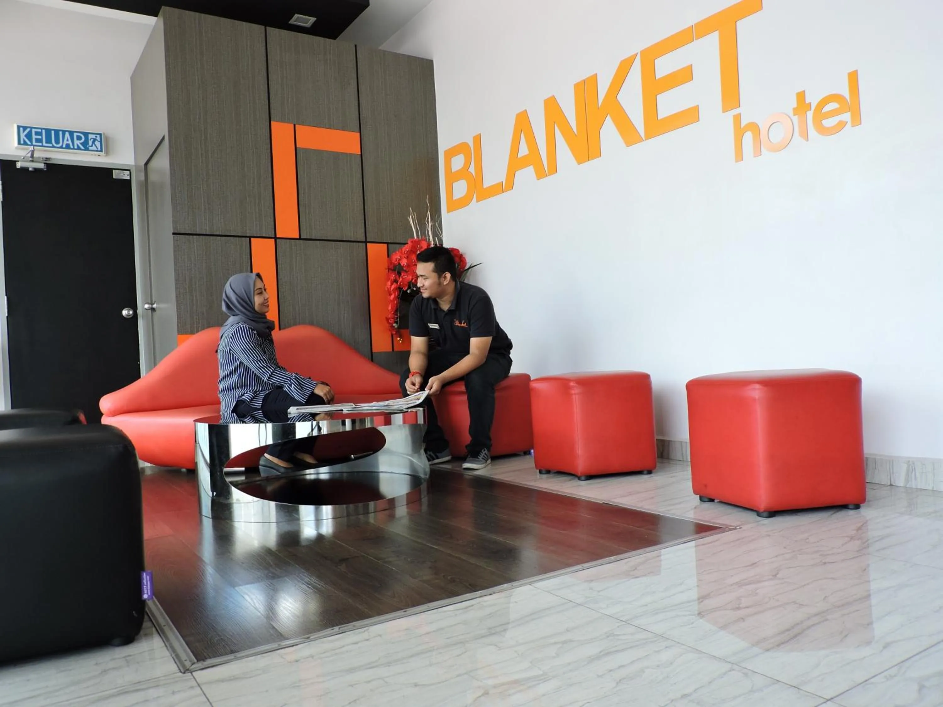Lobby or reception in The Blanket Hotel Seberang Jaya