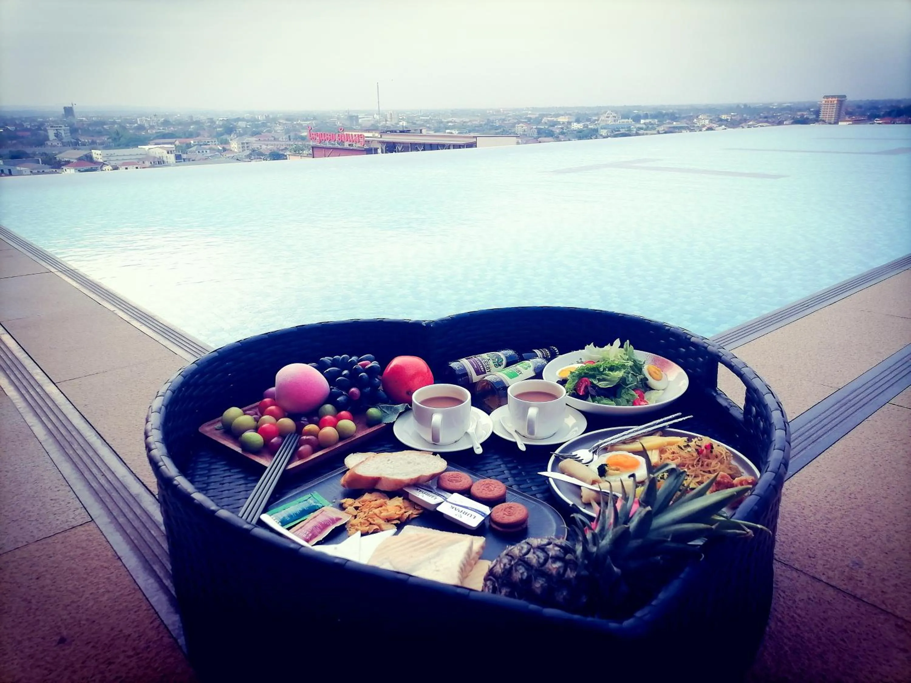 Swimming pool in Ramada by Wyndham Vientiane Central