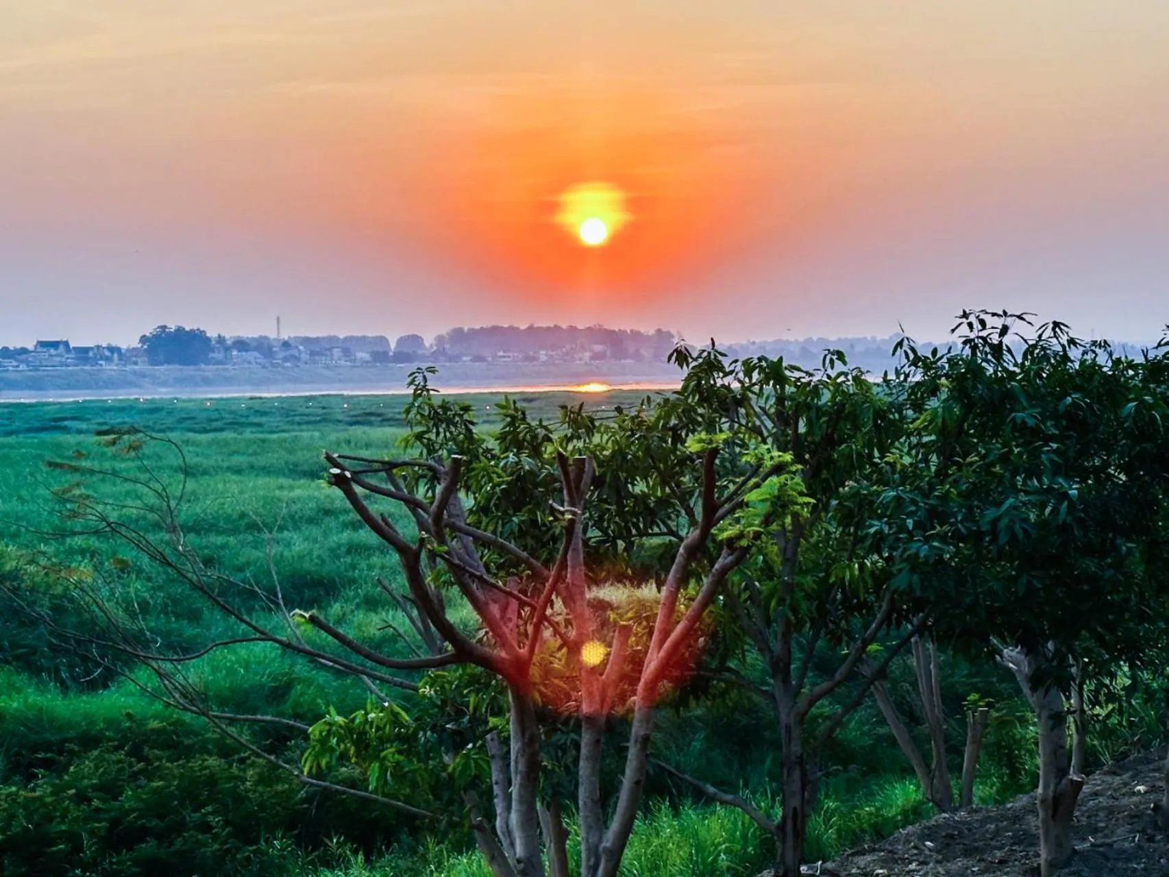 Sunset in Ramada by Wyndham Vientiane Central