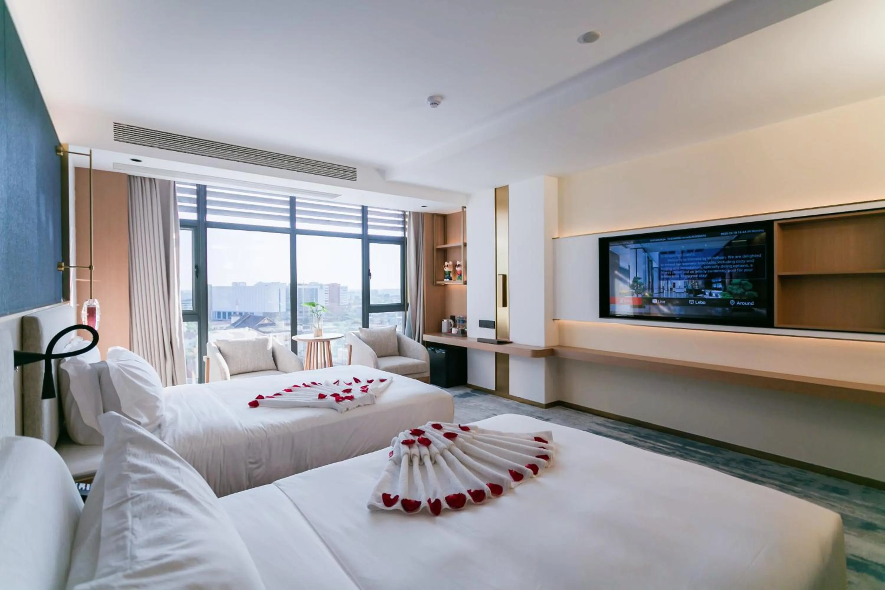 Bed in Ramada by Wyndham Vientiane Central