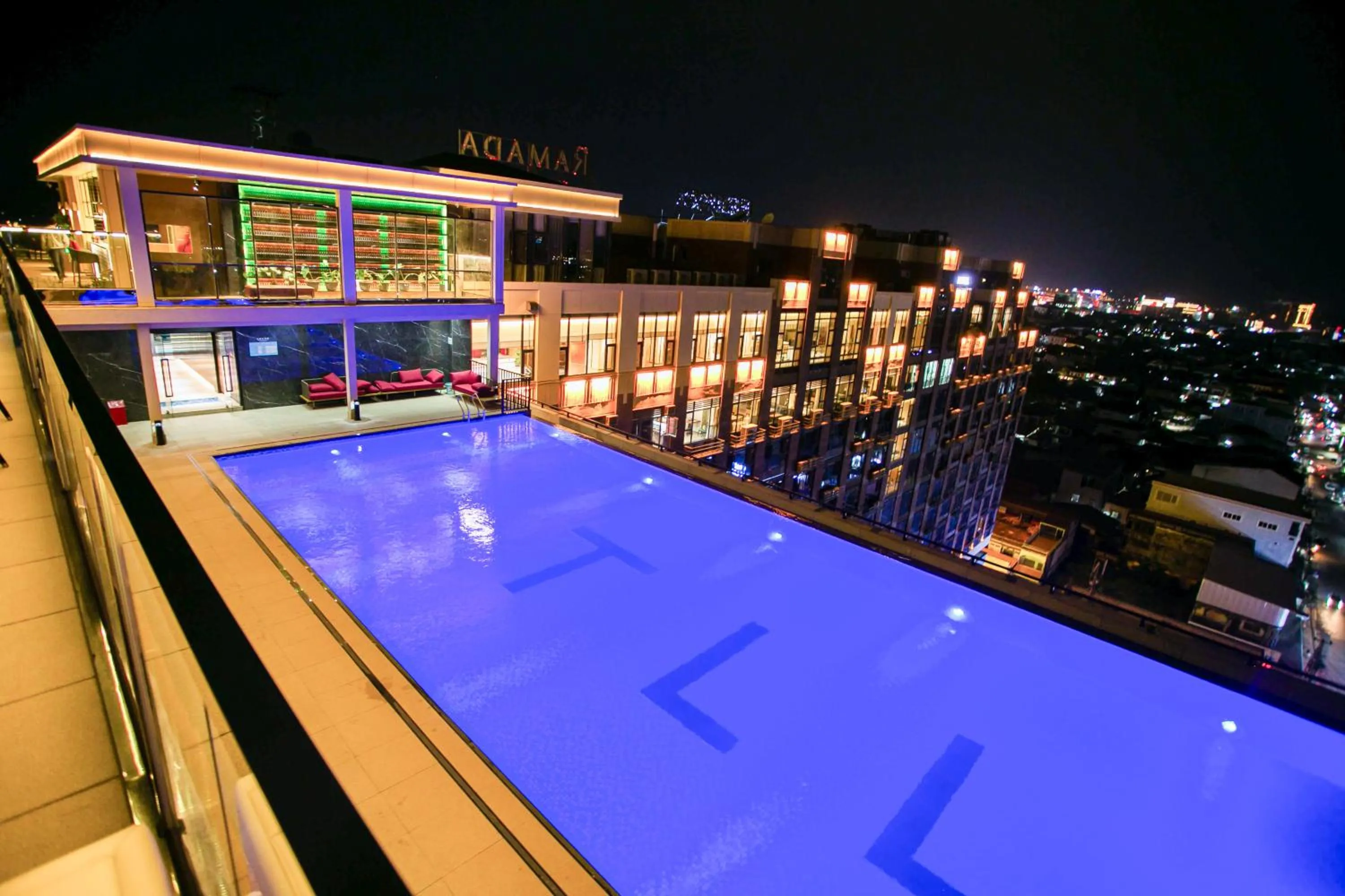 Pool view in Ramada by Wyndham Vientiane Central